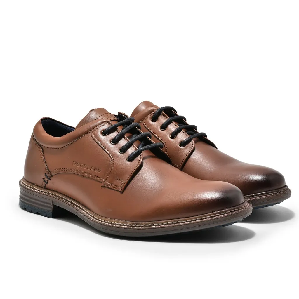 Tan Oxford Shoe for Men - Thumbnail 6