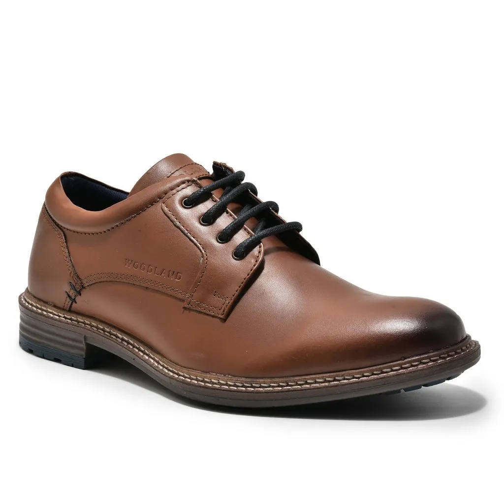 Tan Oxford Shoe for Men - Thumbnail 8