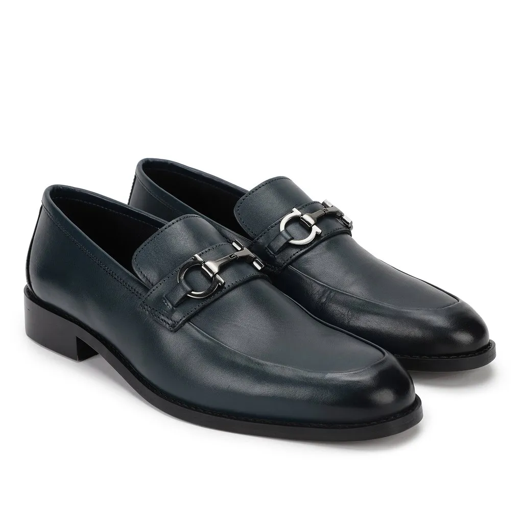 Blue Loafer for Men - Thumbnail 6
