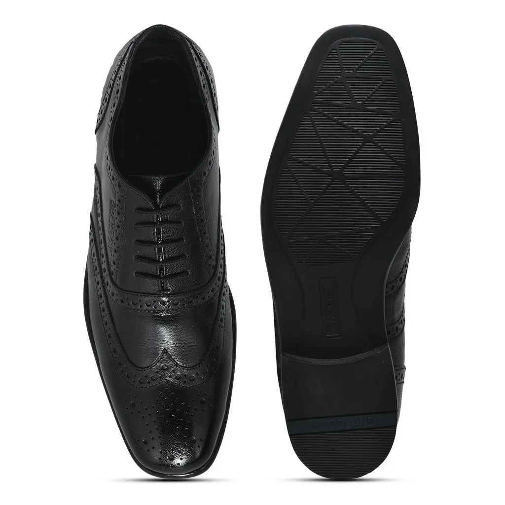 Black Formal Oxford Shoes for Men - Thumbnail 7