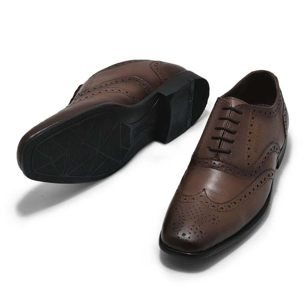 Tan Formal Oxford Shoes for Men - Thumbnail 4