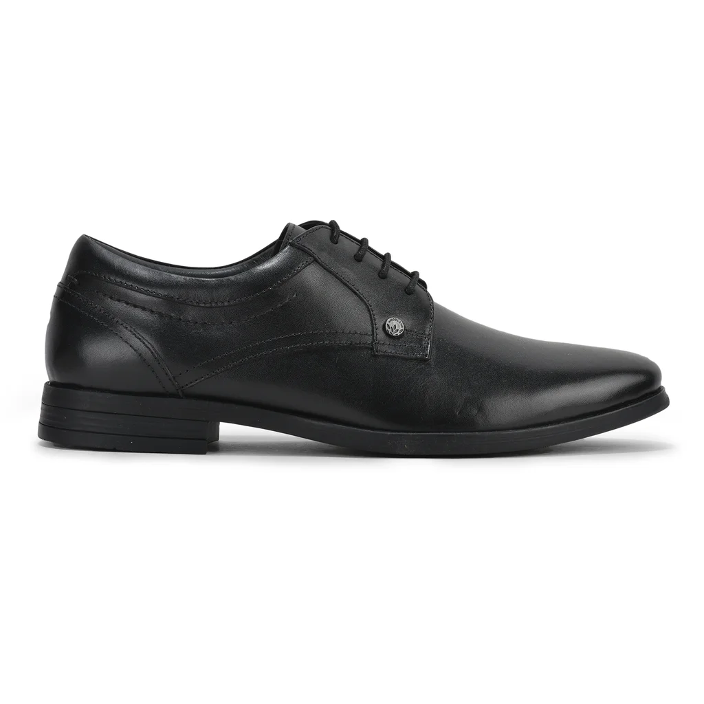 Woodland Men’s Sophisticated Black Lace-Up Formal Shoes - Image 1
