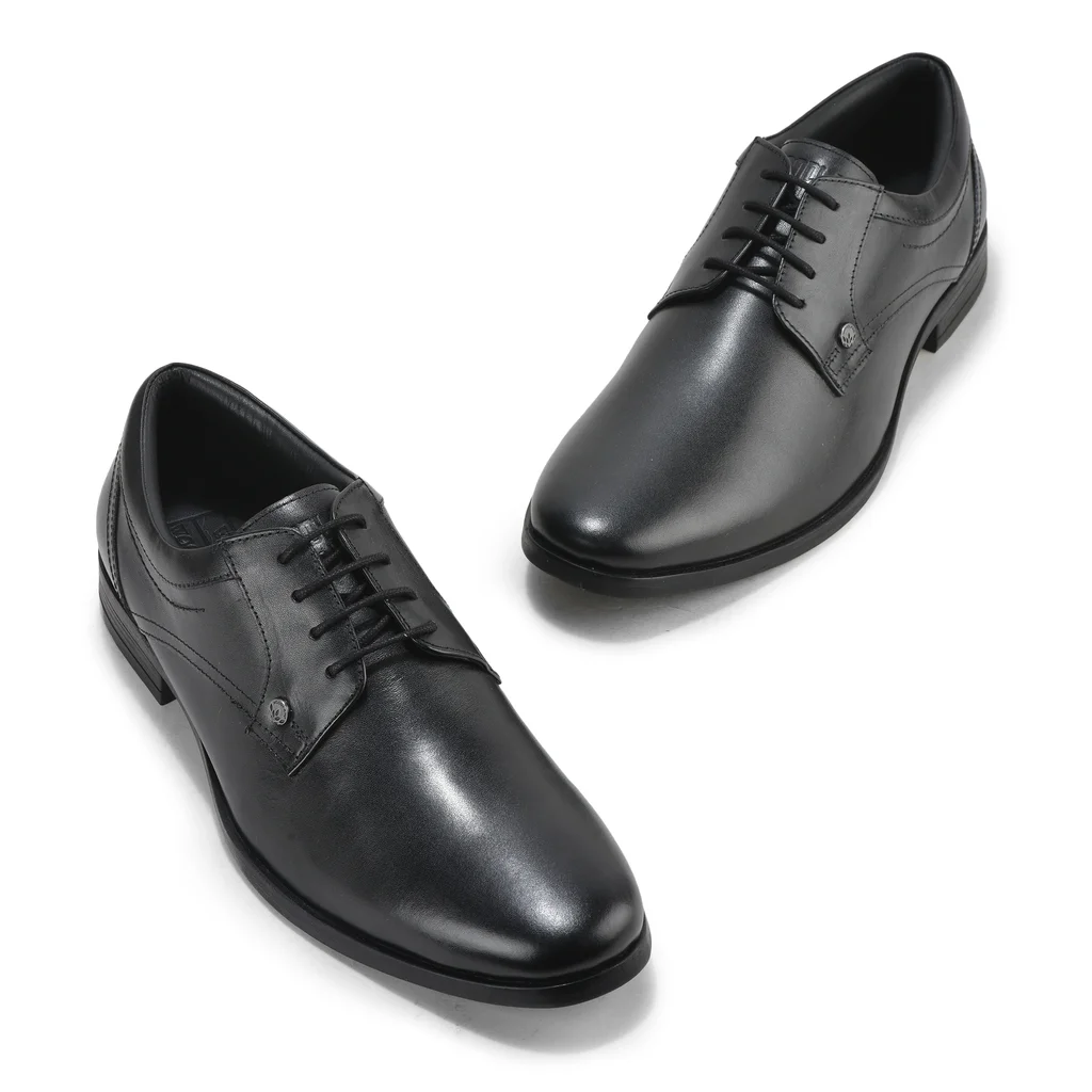 Woodland Men’s Sophisticated Black Lace-Up Formal Shoes - Thumbnail 2