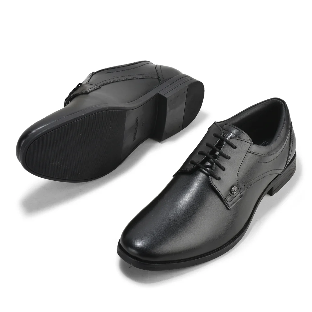 Woodland Men’s Sophisticated Black Lace-Up Formal Shoes - Thumbnail 4