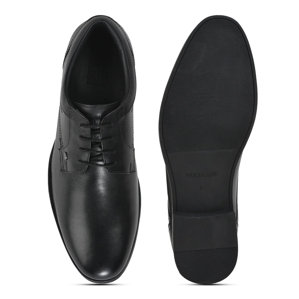 Woodland Men’s Sophisticated Black Lace-Up Formal Shoes - Thumbnail 7