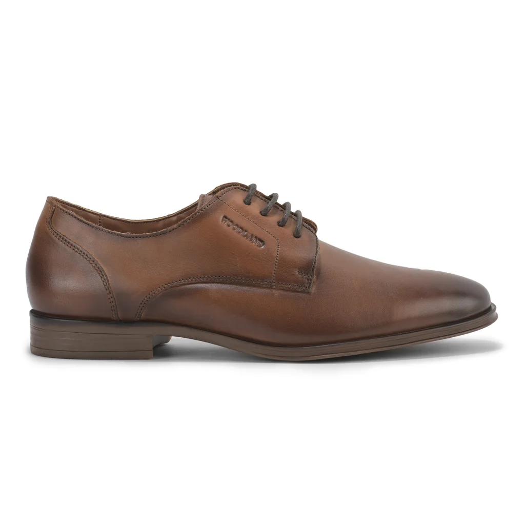 Formal Tan Oxford Shoes for Men - Thumbnail 1