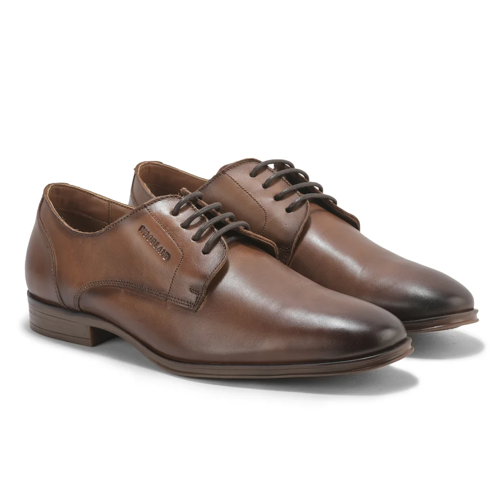 Formal Tan Oxford Shoes for Men - Thumbnail 6