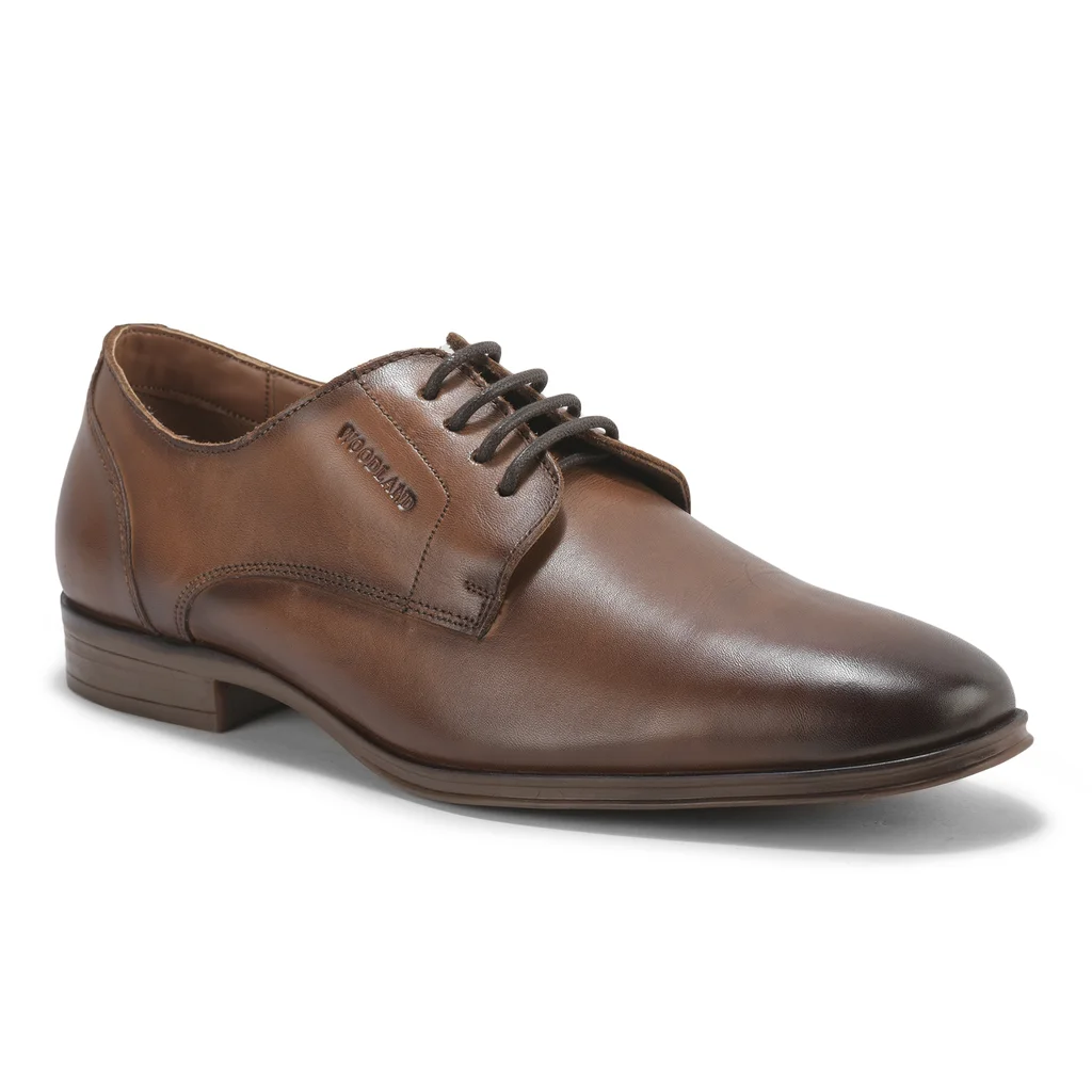 Formal Tan Oxford Shoes for Men - Thumbnail 8