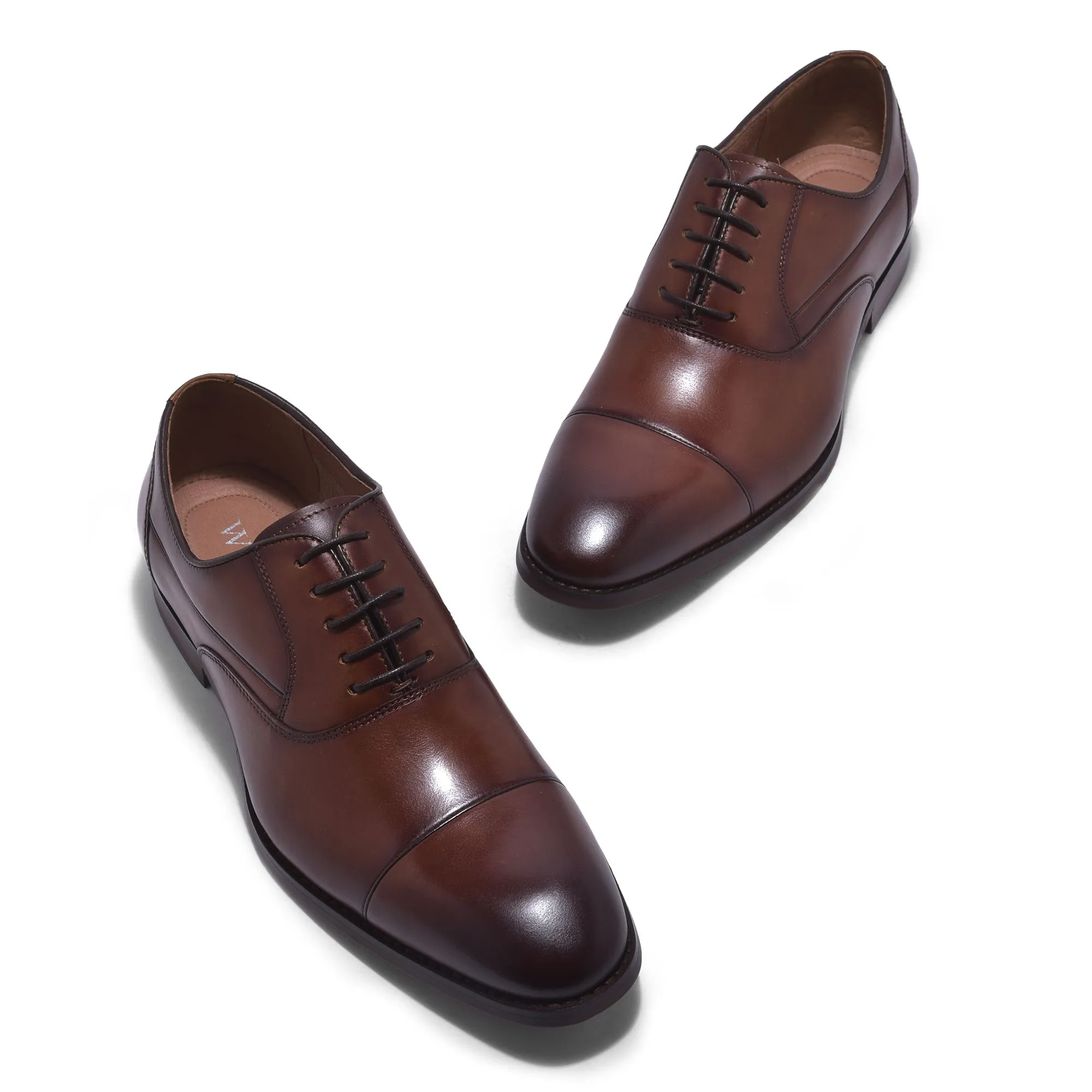 Tan formal shoes for men - Thumbnail 2