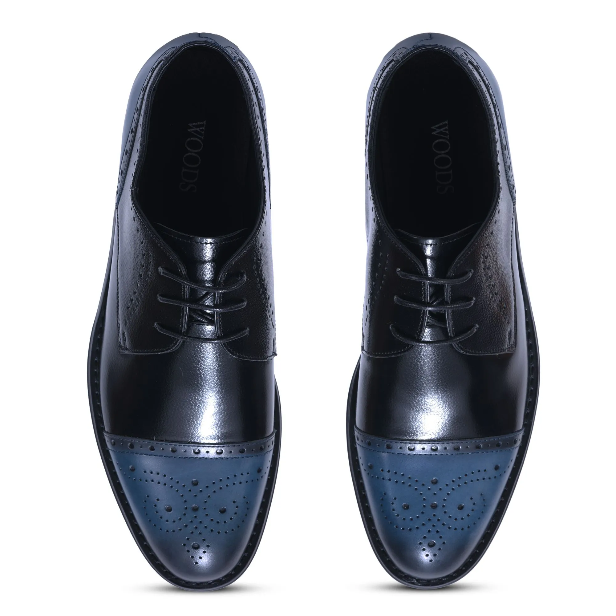 Woods Blue Oxford shoes for men - Thumbnail 3