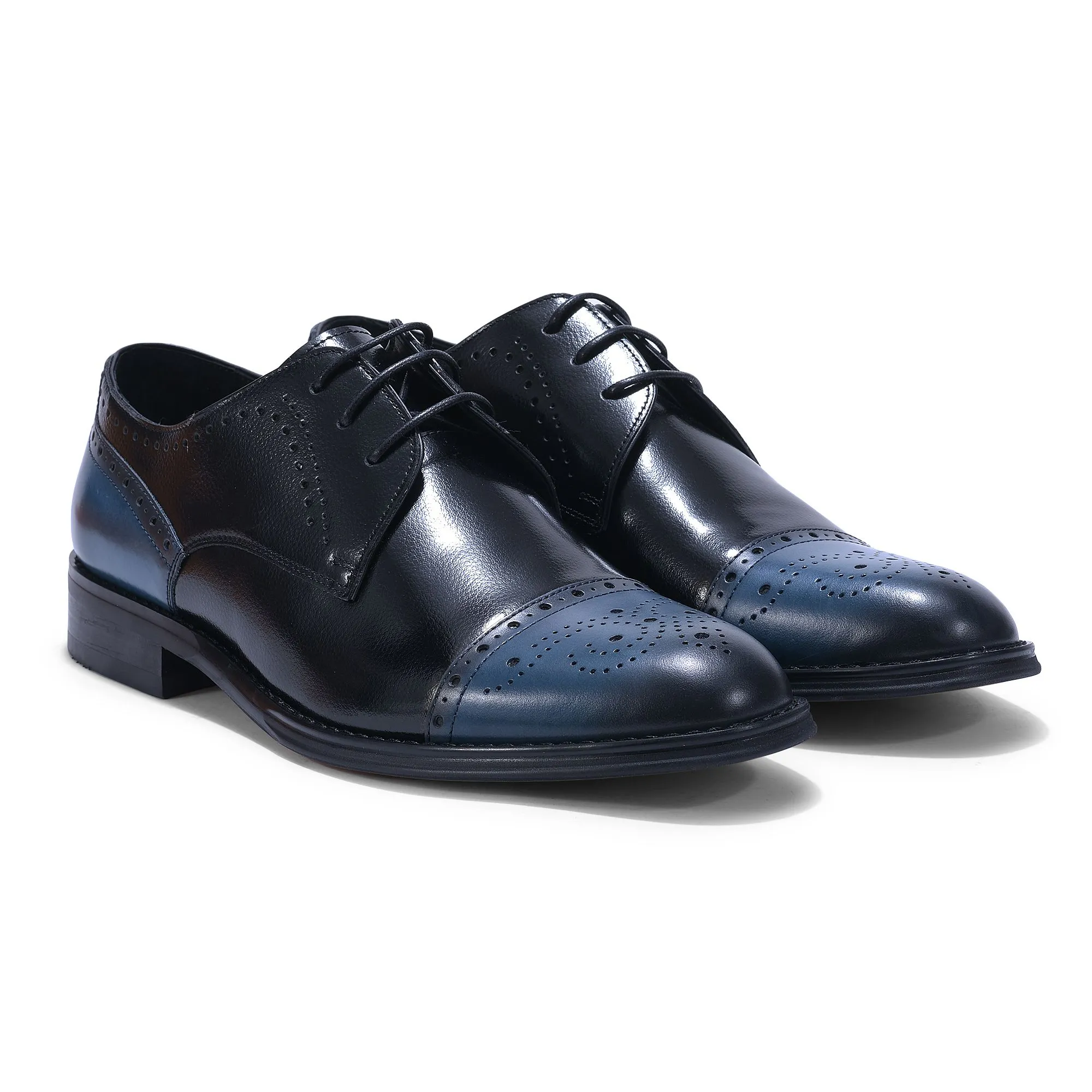 Woods Blue Oxford shoes for men - Thumbnail 6