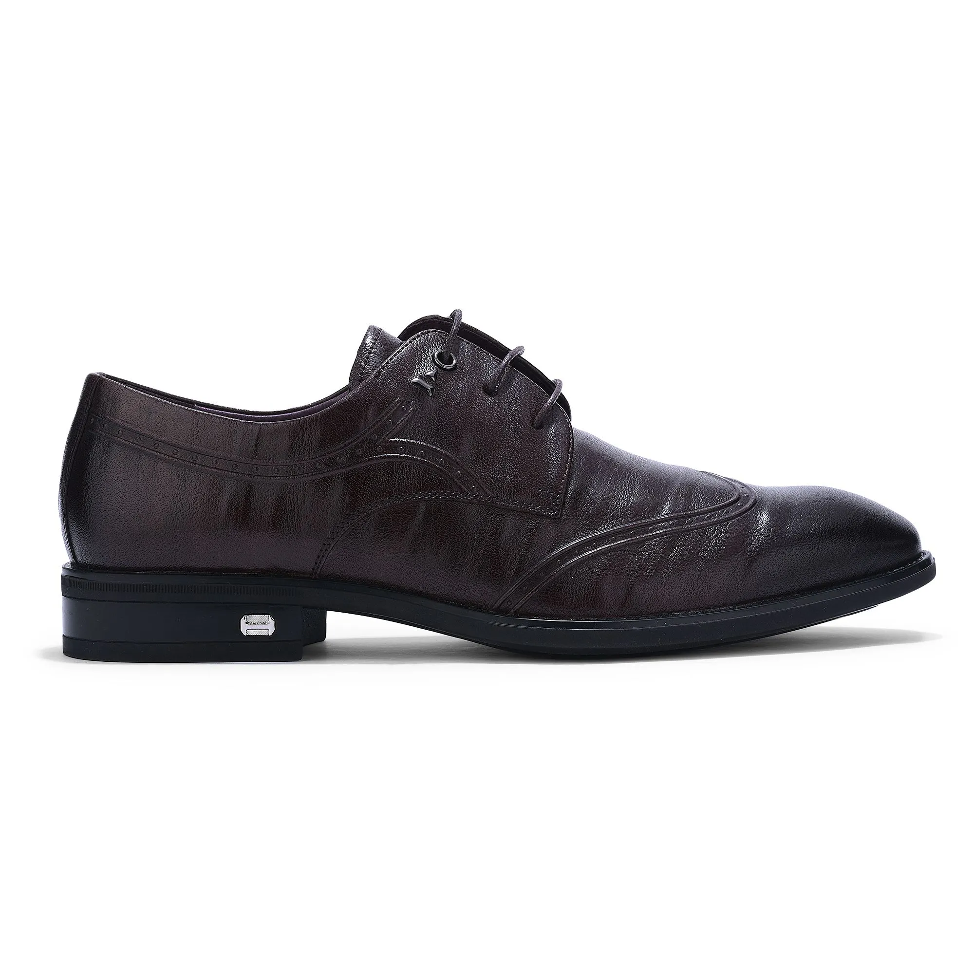 BROWN brogues for men - Thumbnail 1