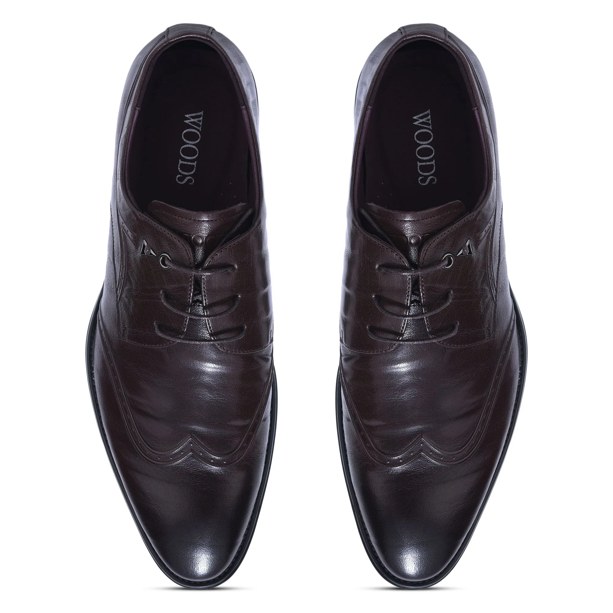 BROWN brogues for men - Thumbnail 3