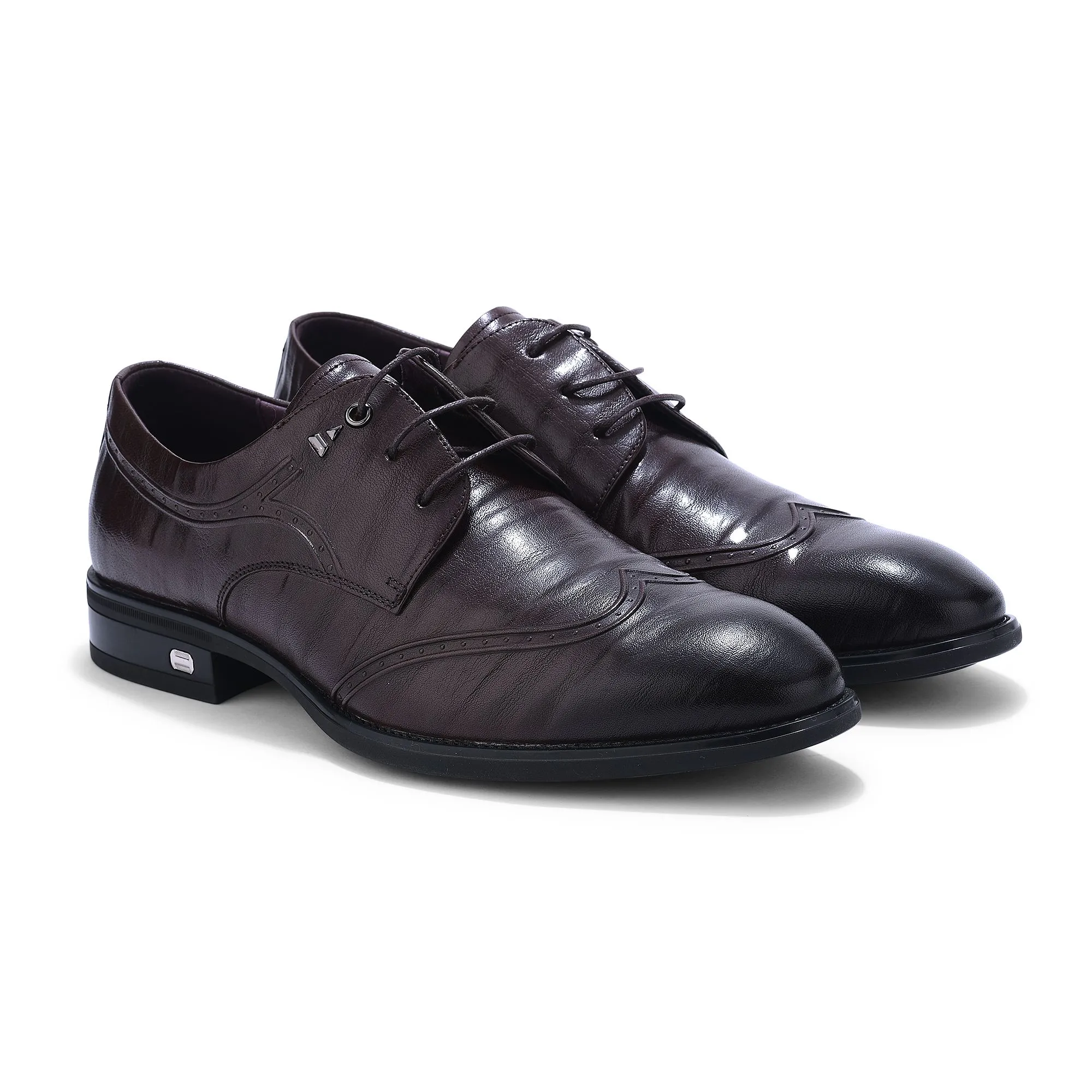 BROWN brogues for men - Thumbnail 6