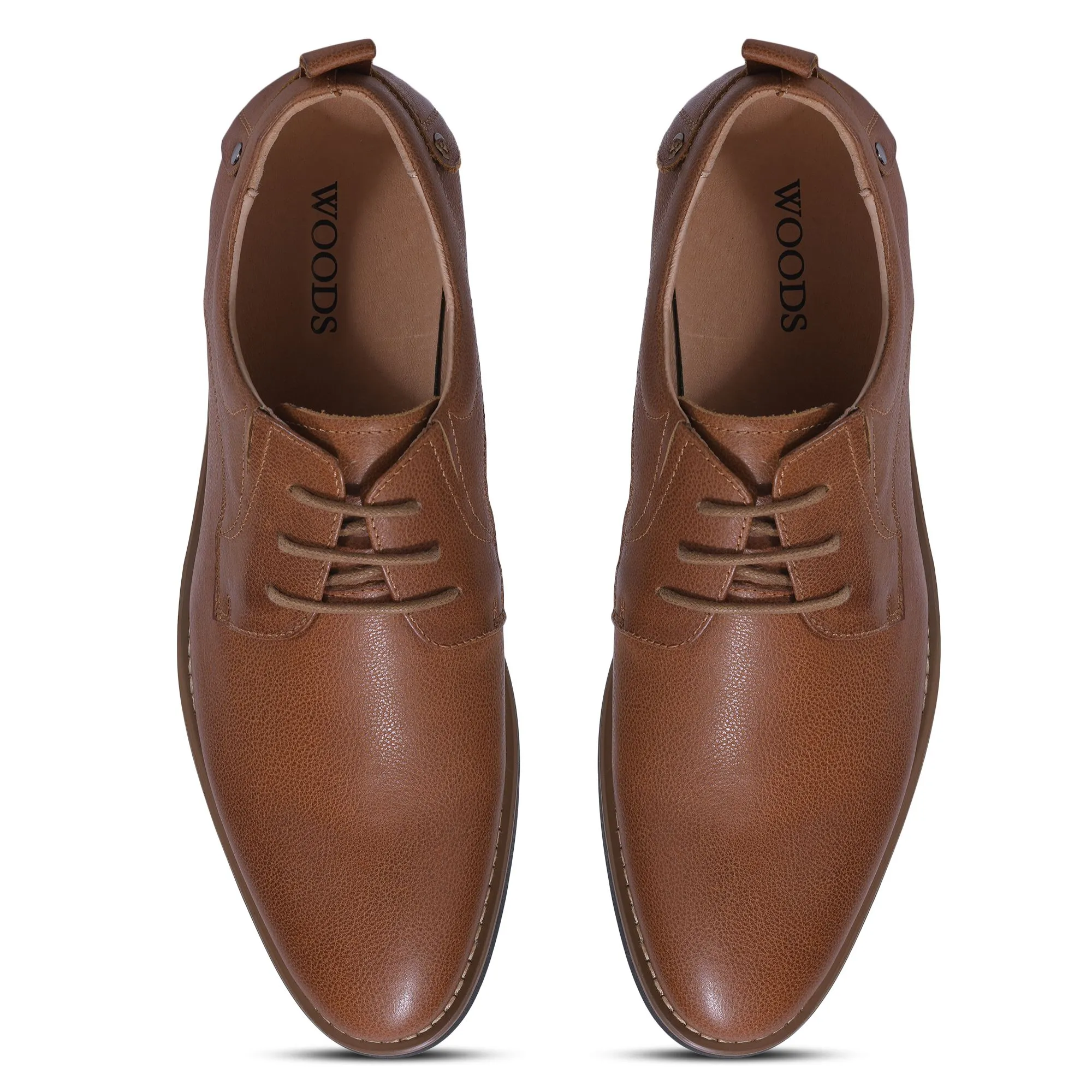 Dark brown formal shoes for men - Thumbnail 3