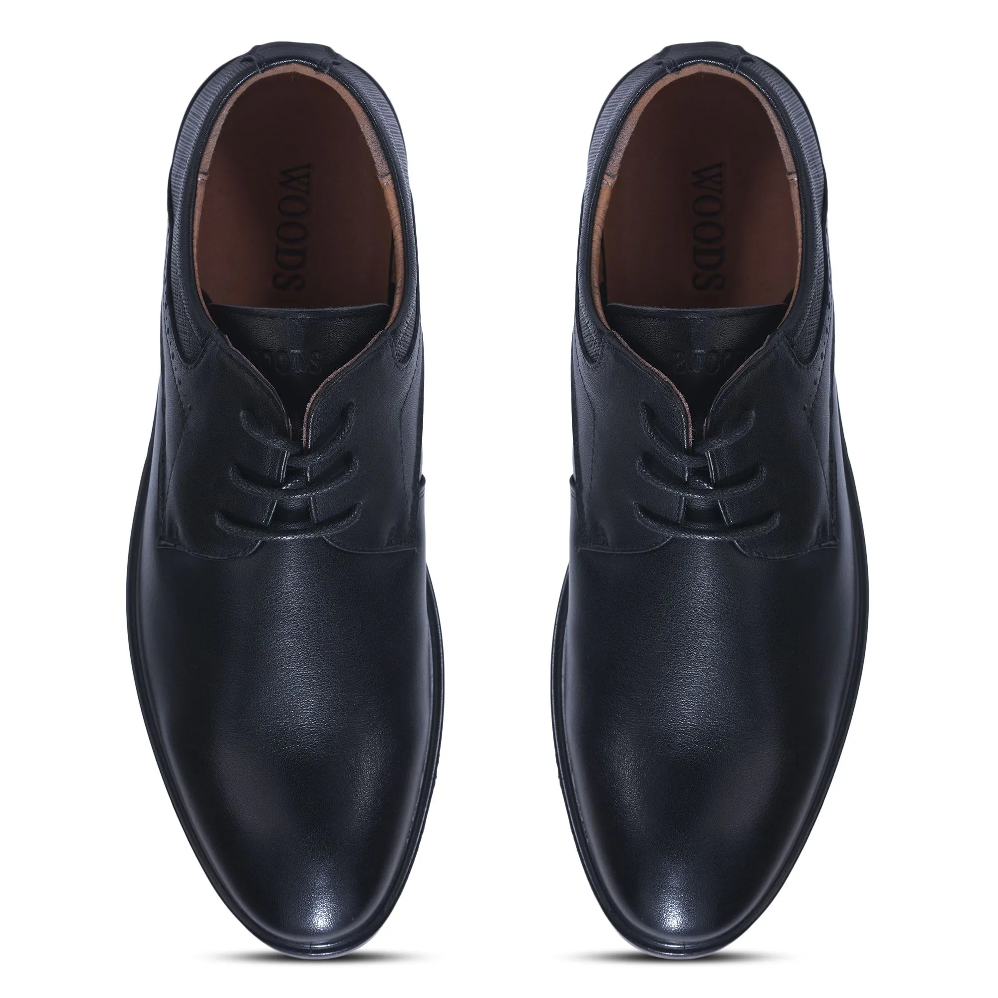 BLACK Derby shoes for men - Thumbnail 3