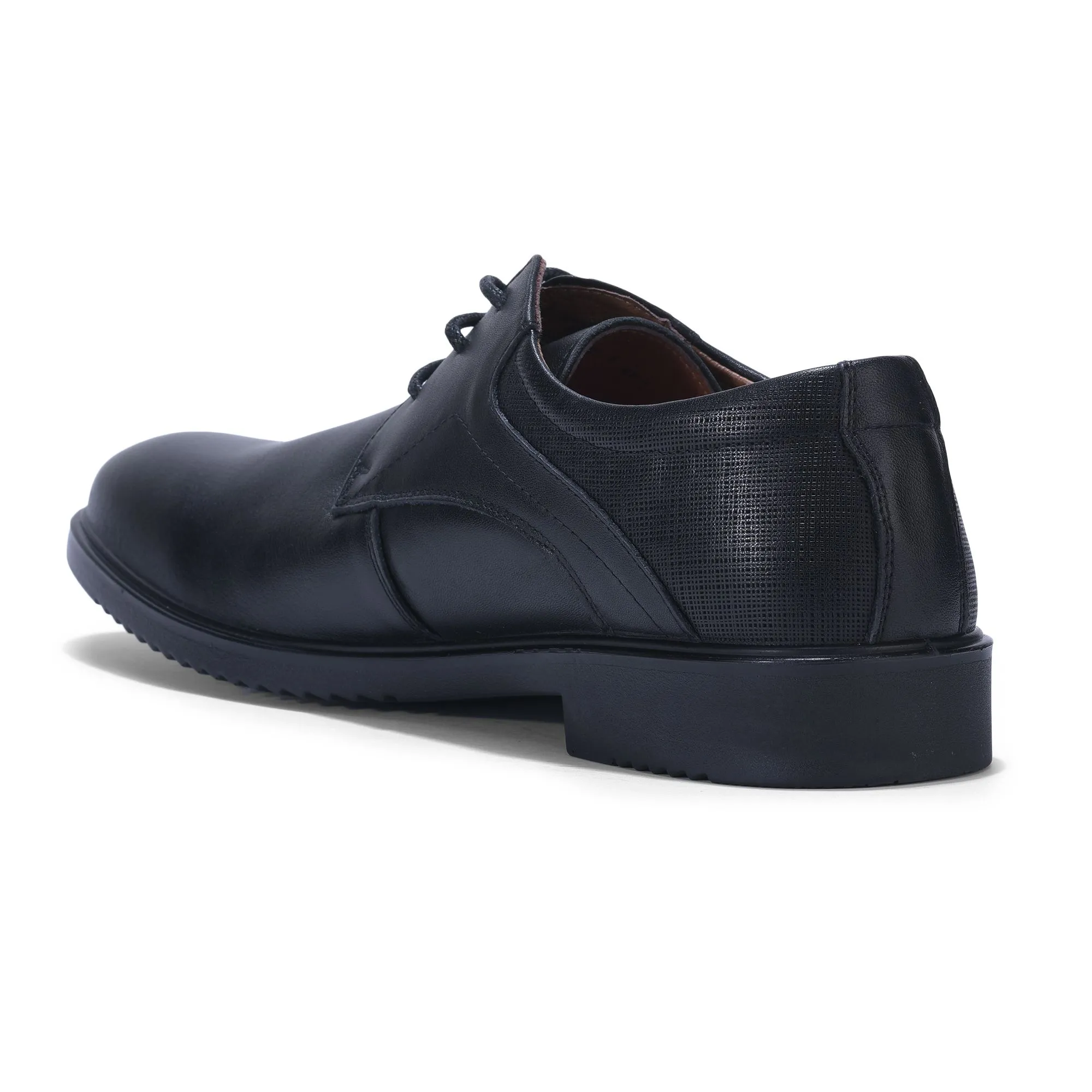 BLACK Derby shoes for men - Thumbnail 5