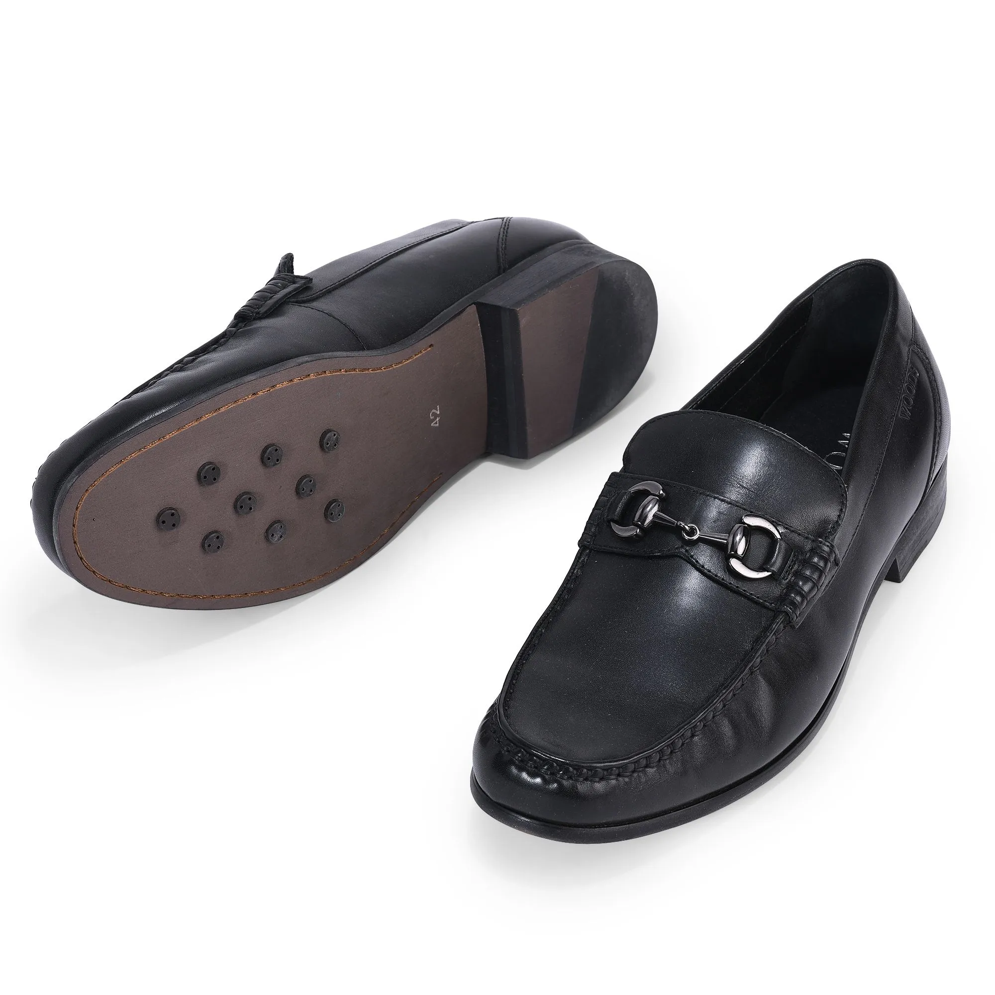 Black loafer for men - Thumbnail 4