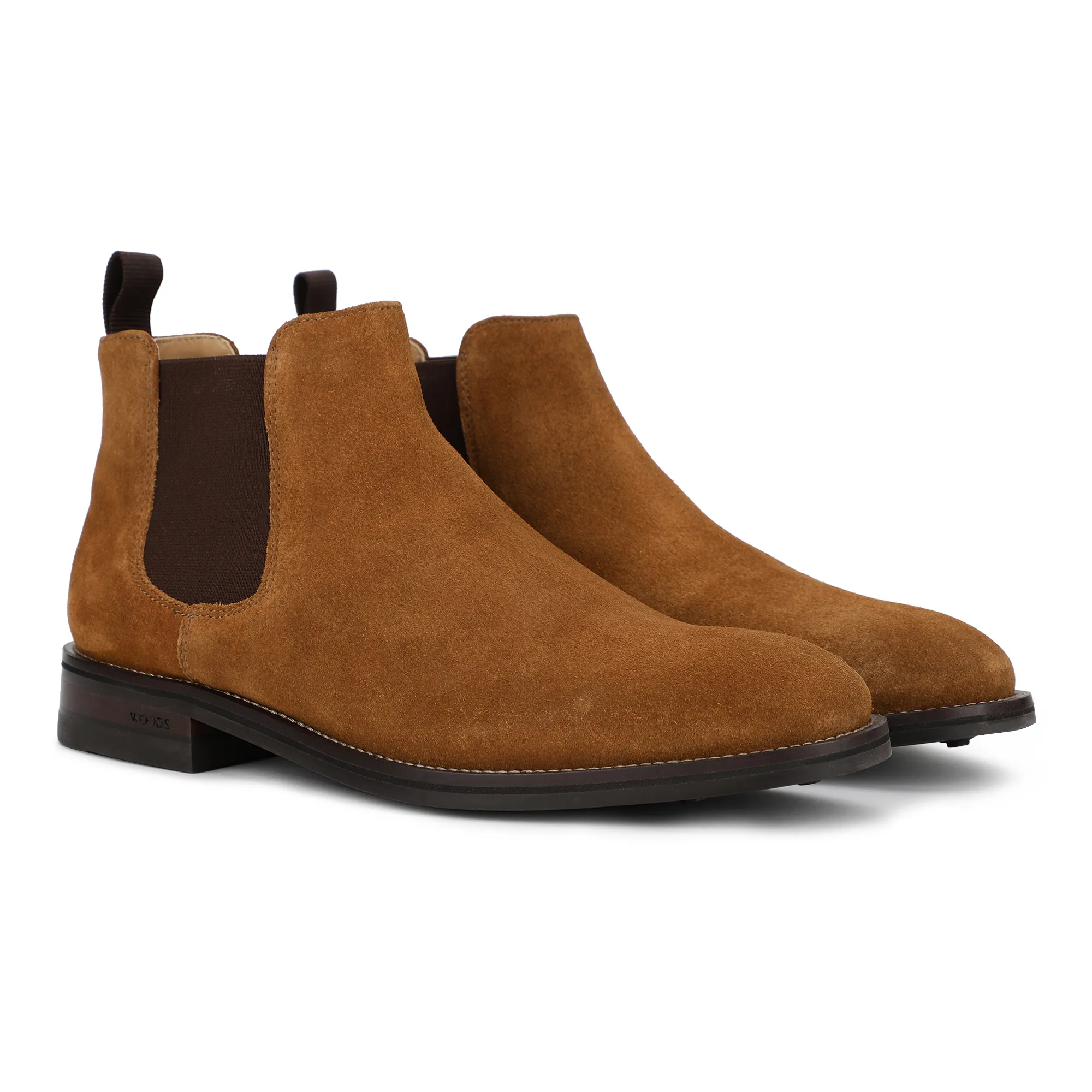 Camel Chelsea Boots for Men - Thumbnail 6