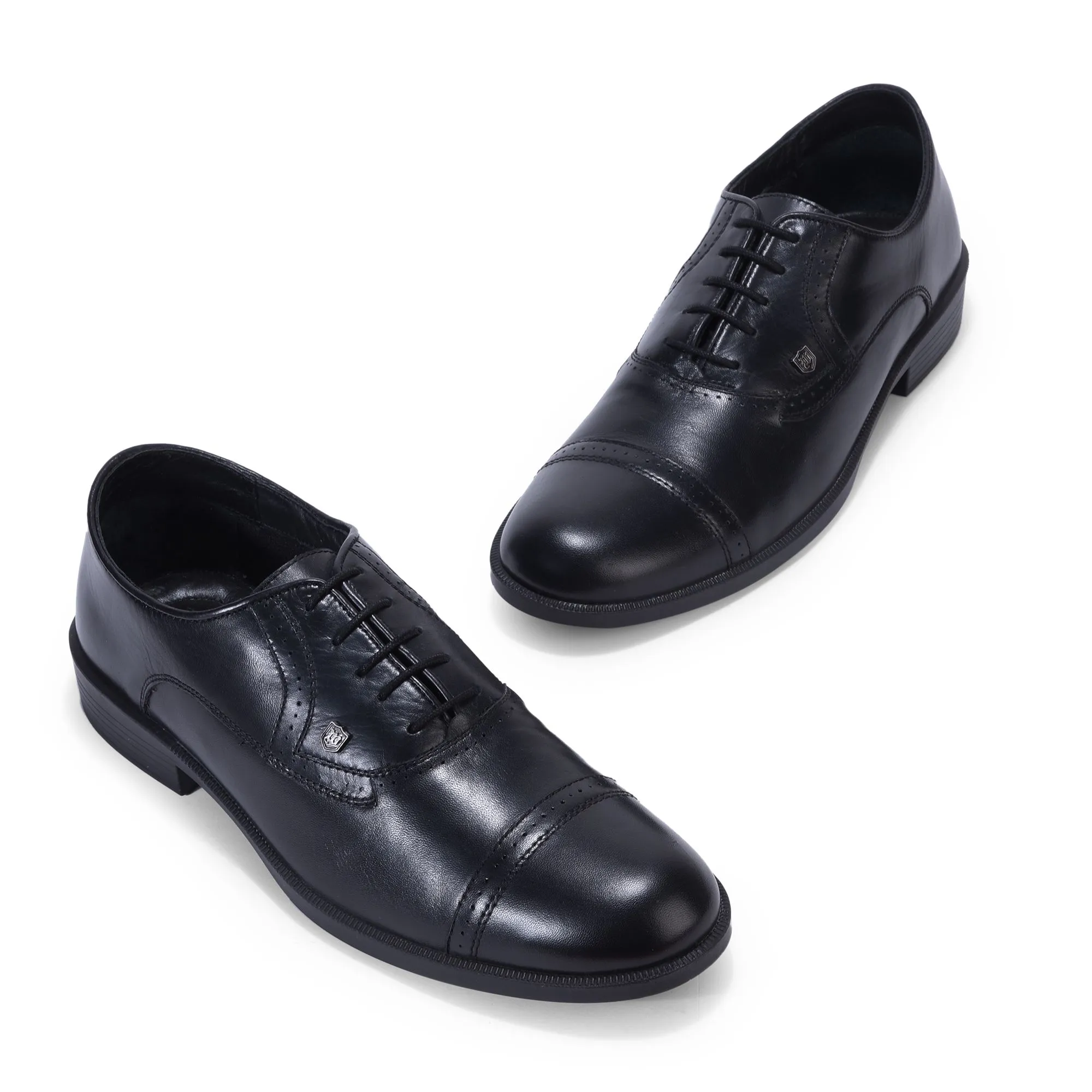 Black formal shoes for men - Thumbnail 2