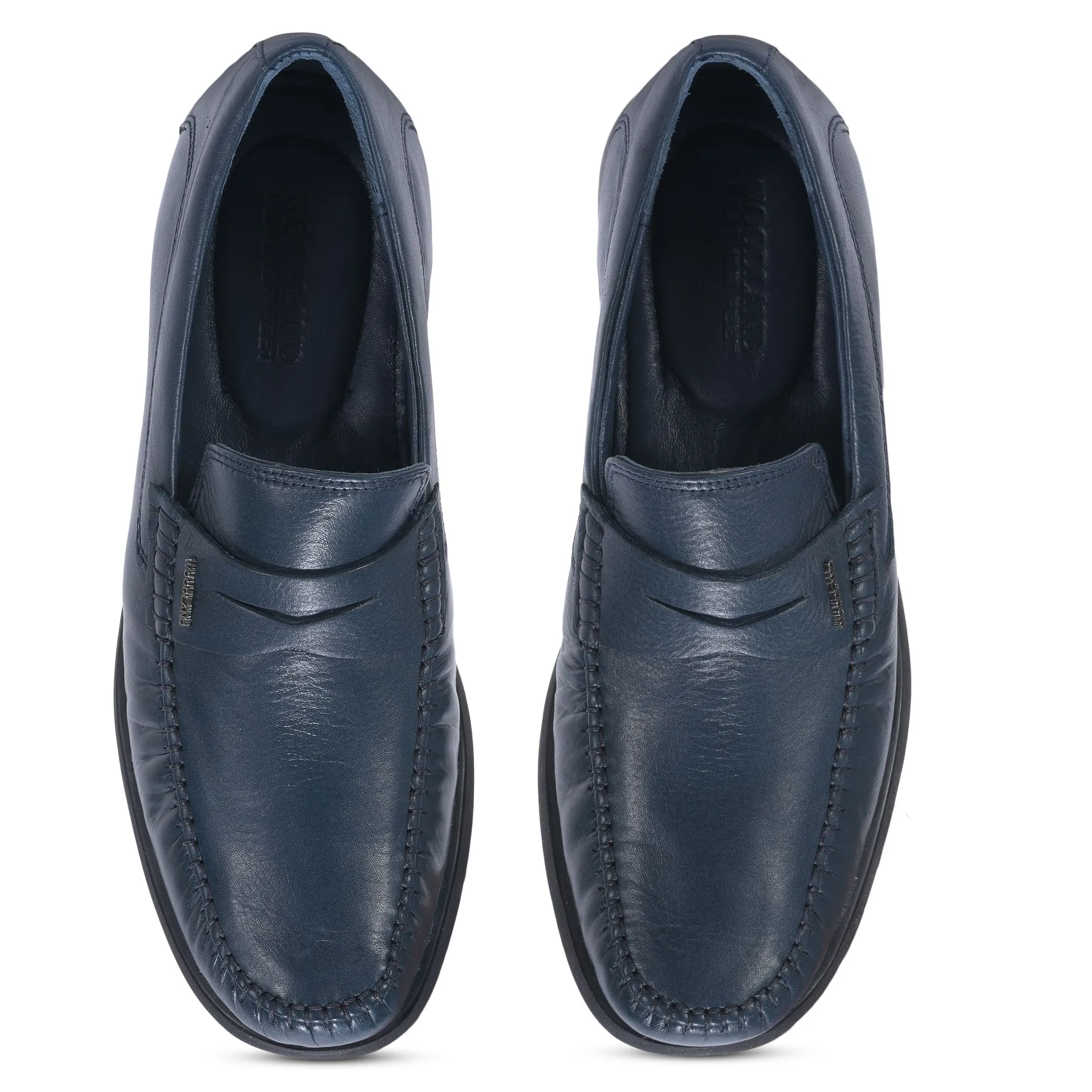 Blue loafer for men - Thumbnail 4