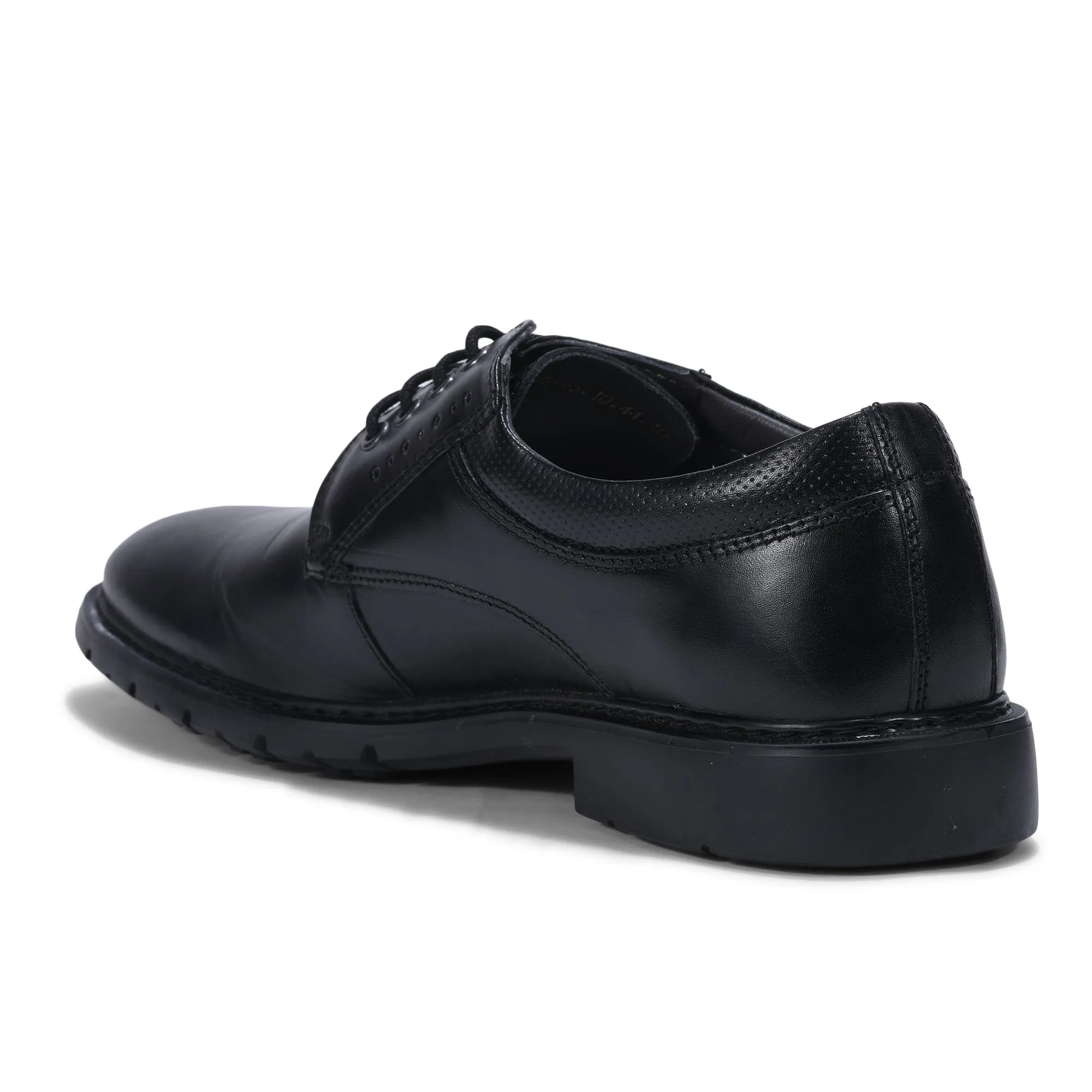 Woods BLACK LEATHER FORMAL SHOES - Thumbnail 3