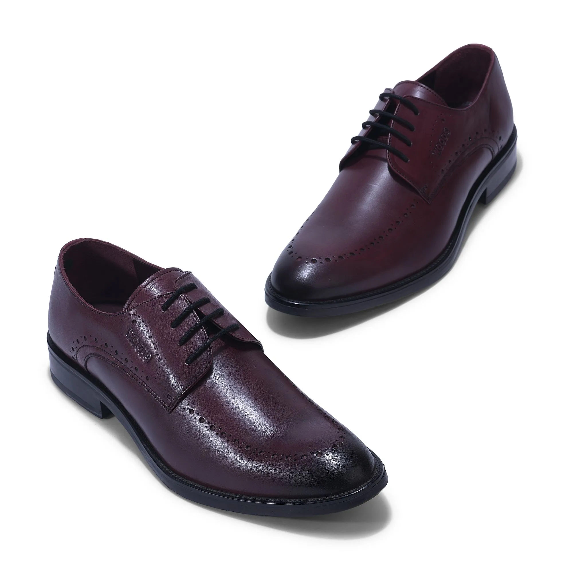 Woods BORDO LEATHER FORMAL SHOES - Thumbnail 2