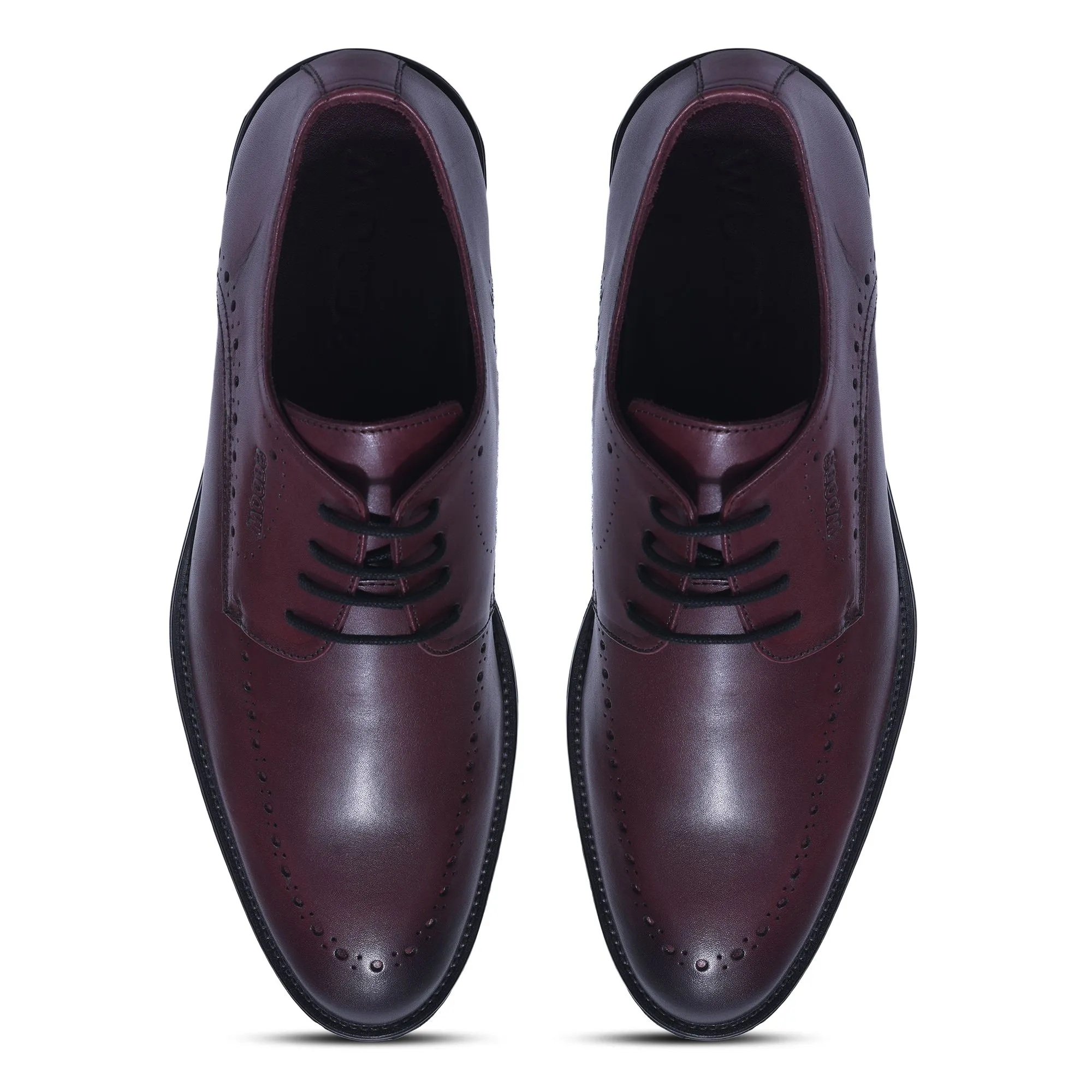 Woods BORDO LEATHER FORMAL SHOES - Thumbnail 3