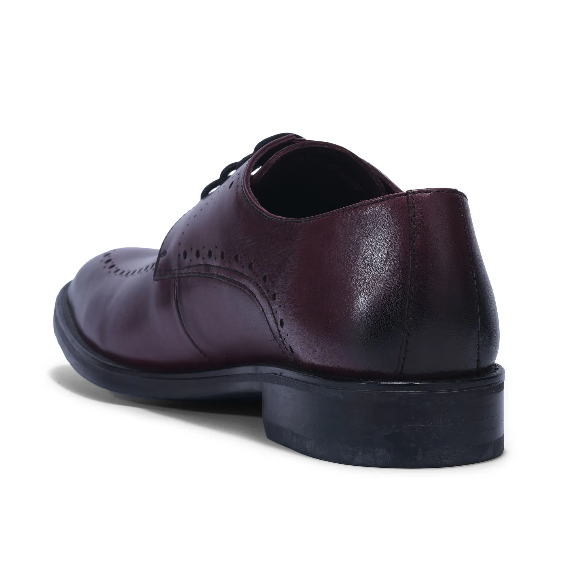 Woods BORDO LEATHER FORMAL SHOES - Thumbnail 5
