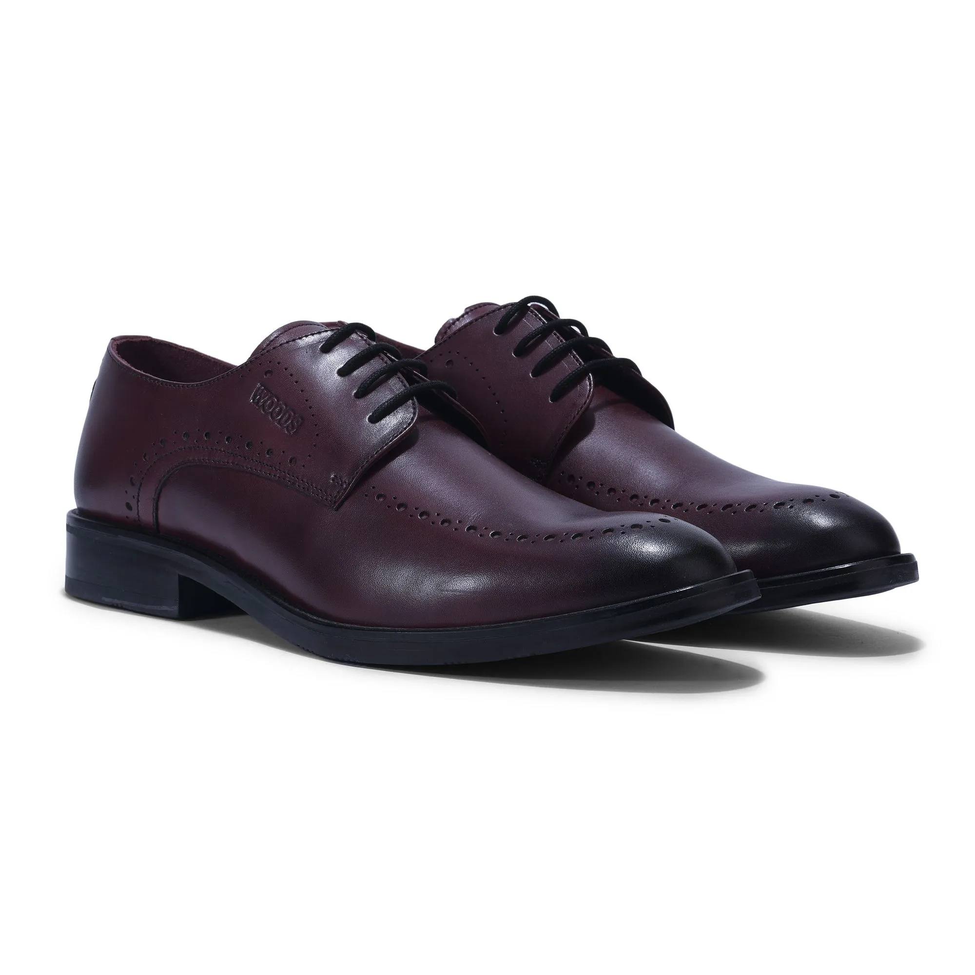Woods BORDO LEATHER FORMAL SHOES - Thumbnail 6