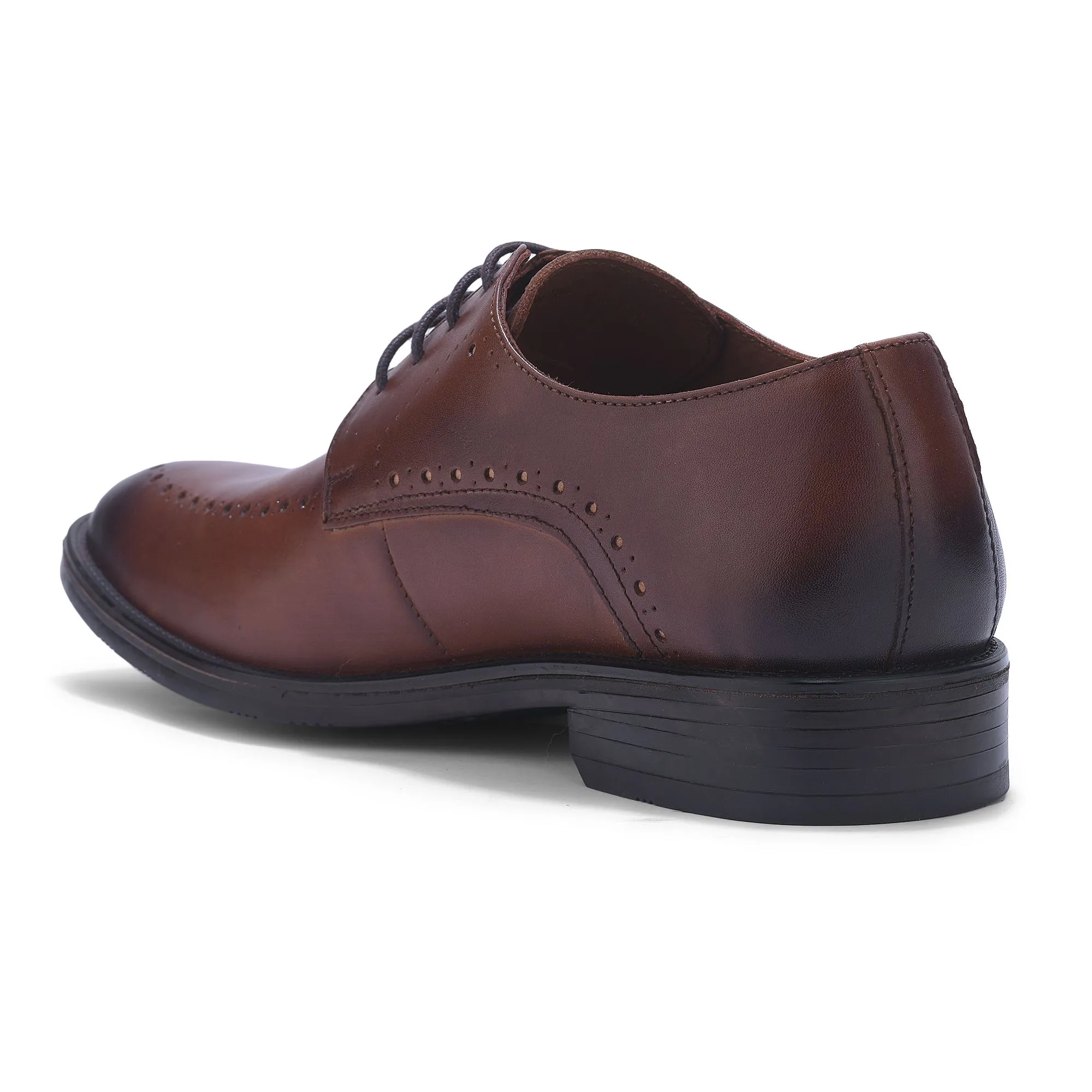 Woods TAN LEATHER FORMAL SHOES - Thumbnail 5