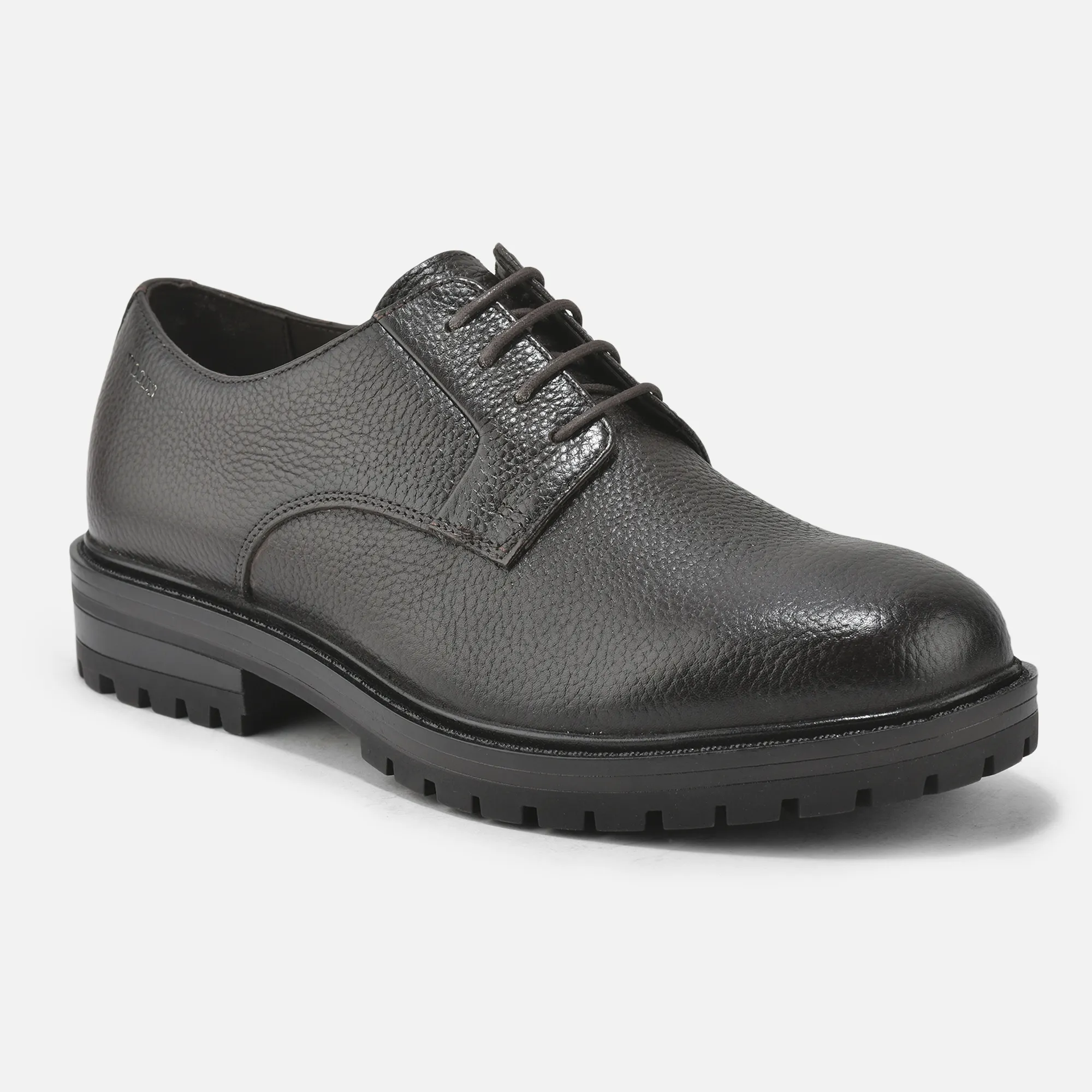 Brown Classic Lace Up Shoes For Men - Thumbnail 7