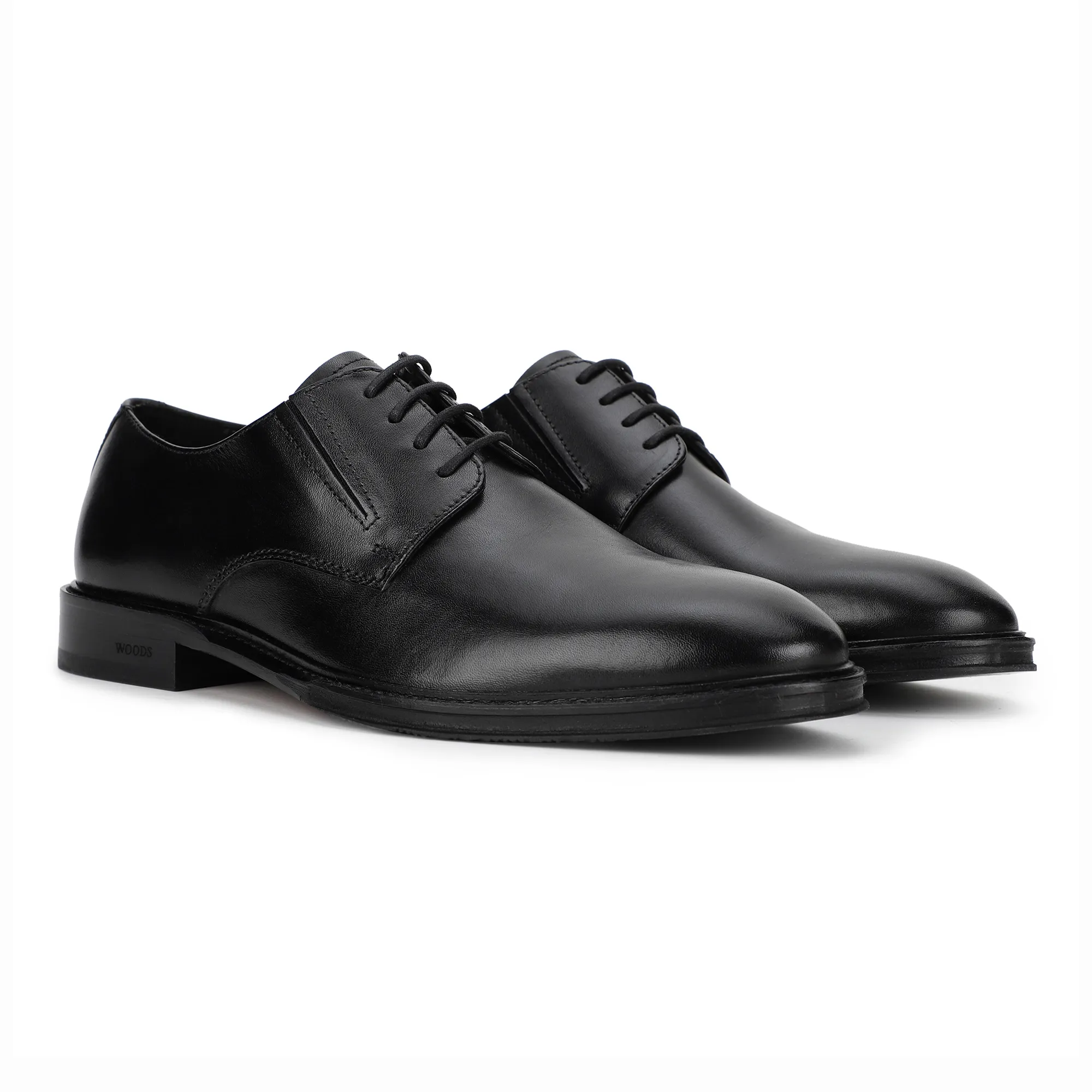 Black Oxford Shoes for Men - Thumbnail 6