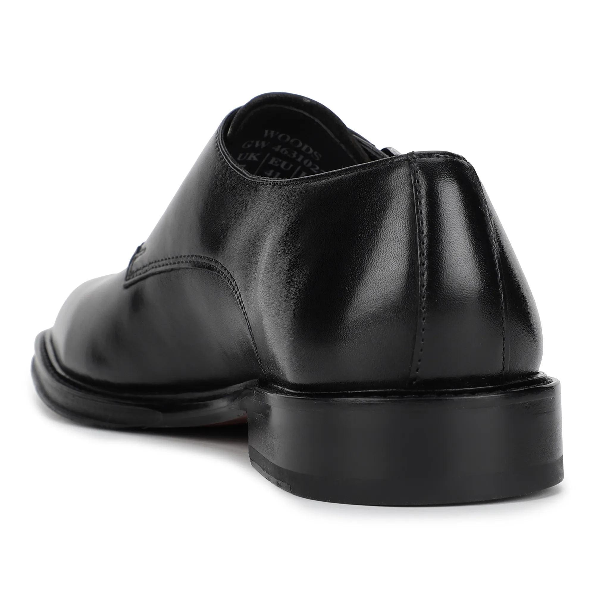 Black Monk strap Shoe for Men - Thumbnail 5