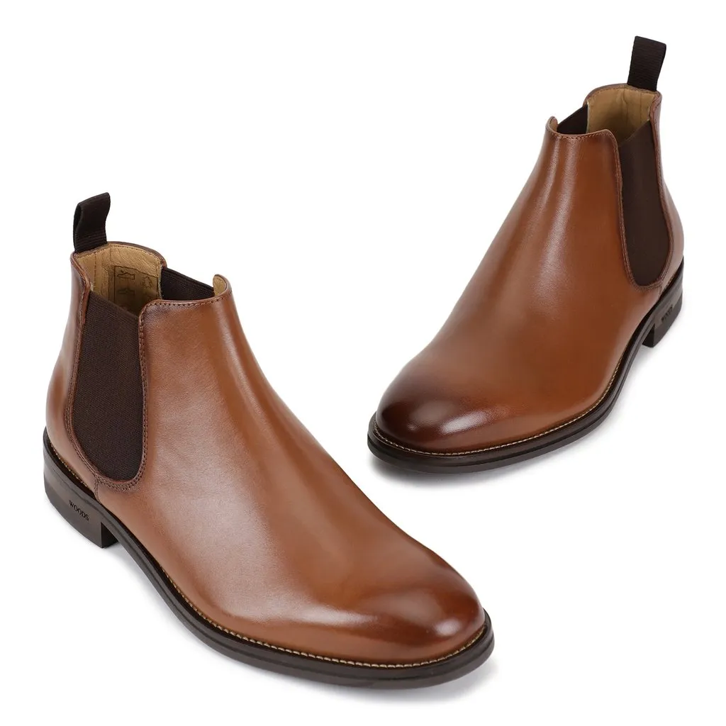 Tan Chelsea Boot for Men - Thumbnail 2