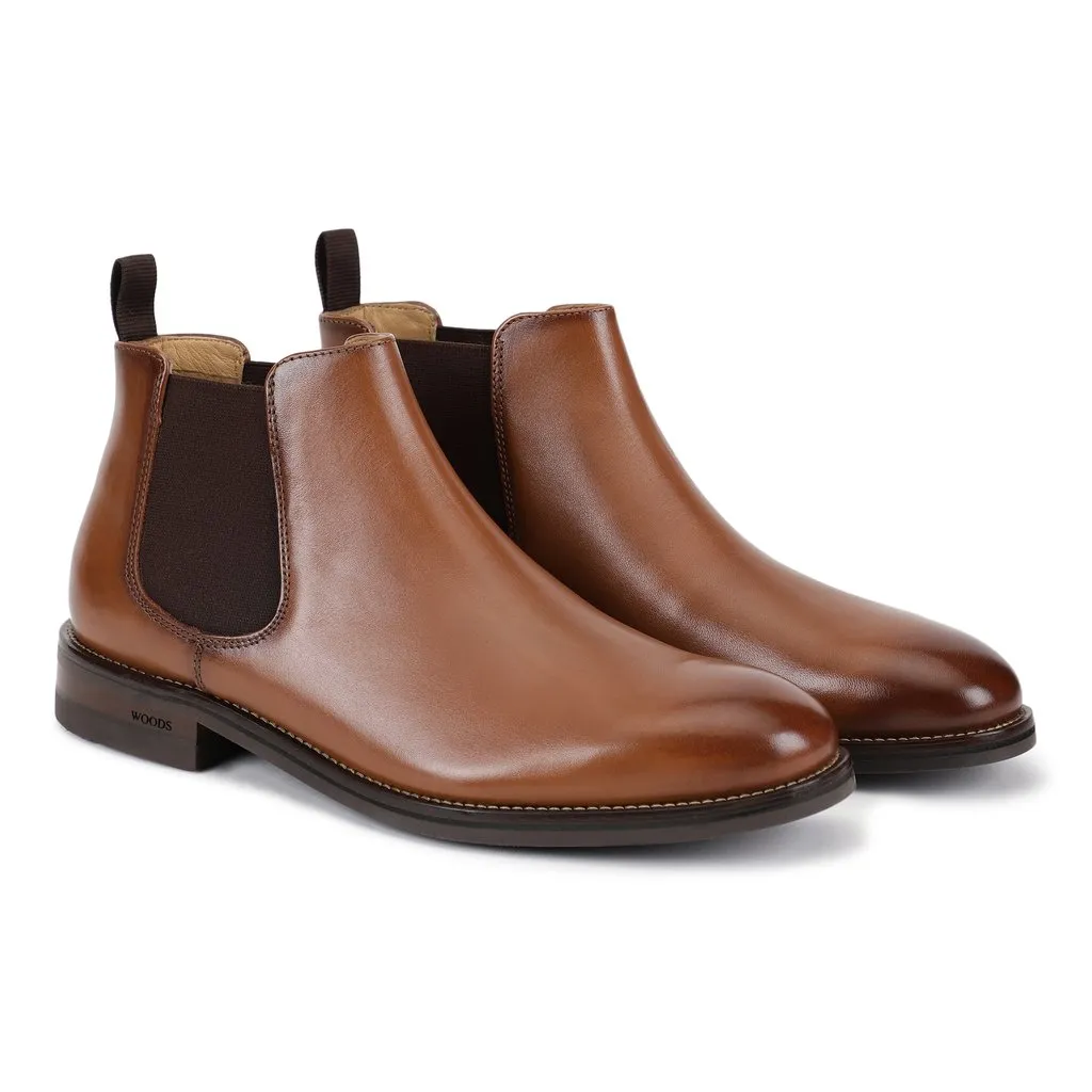 Tan Chelsea Boot for Men - Thumbnail 6