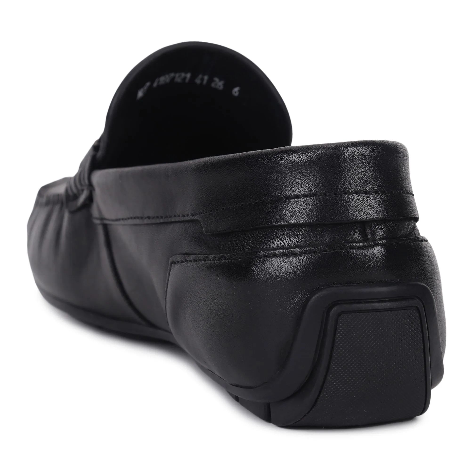 Black Penny Loafer for Men - Thumbnail 5