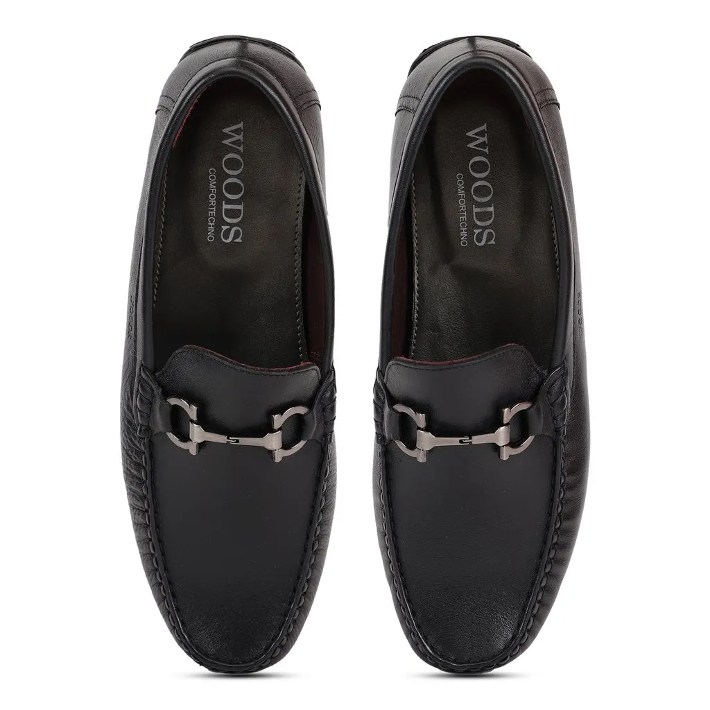 Black Moccasin for Men - Thumbnail 3