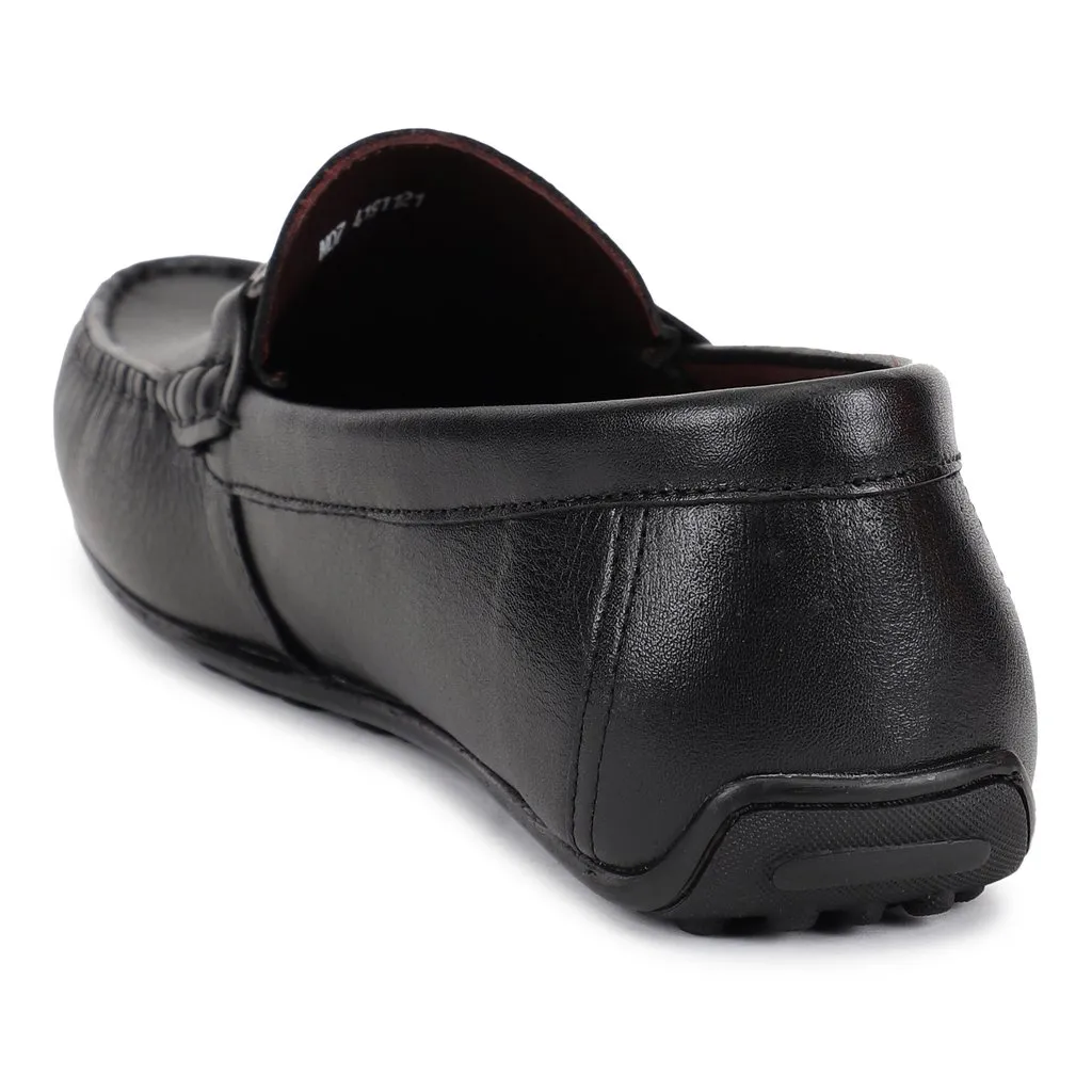 Black Moccasin for Men - Thumbnail 5