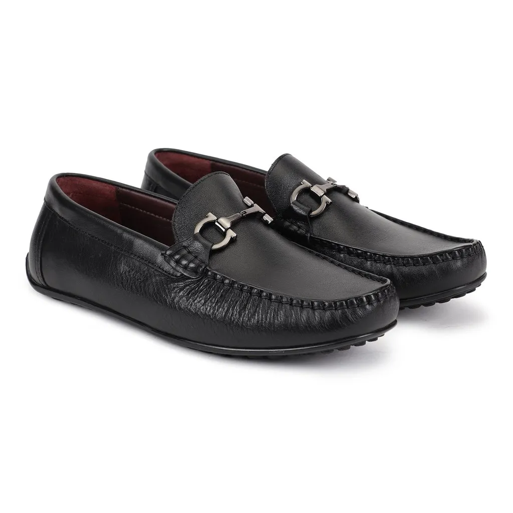 Black Moccasin for Men - Thumbnail 6
