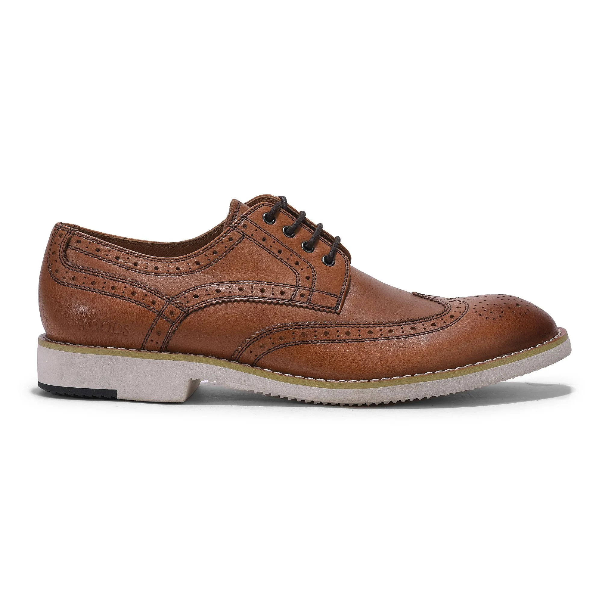 BROWN brogues for men - Image 1