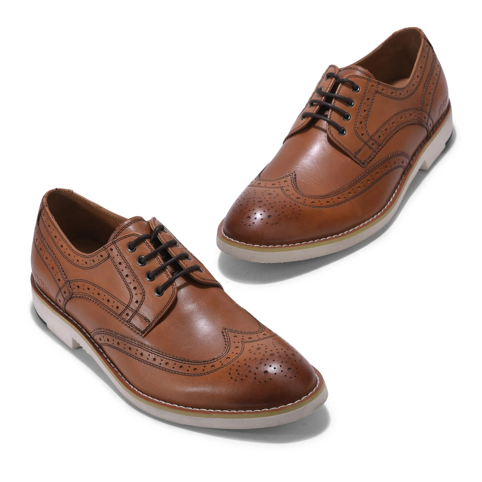 BROWN brogues for men - Thumbnail 2