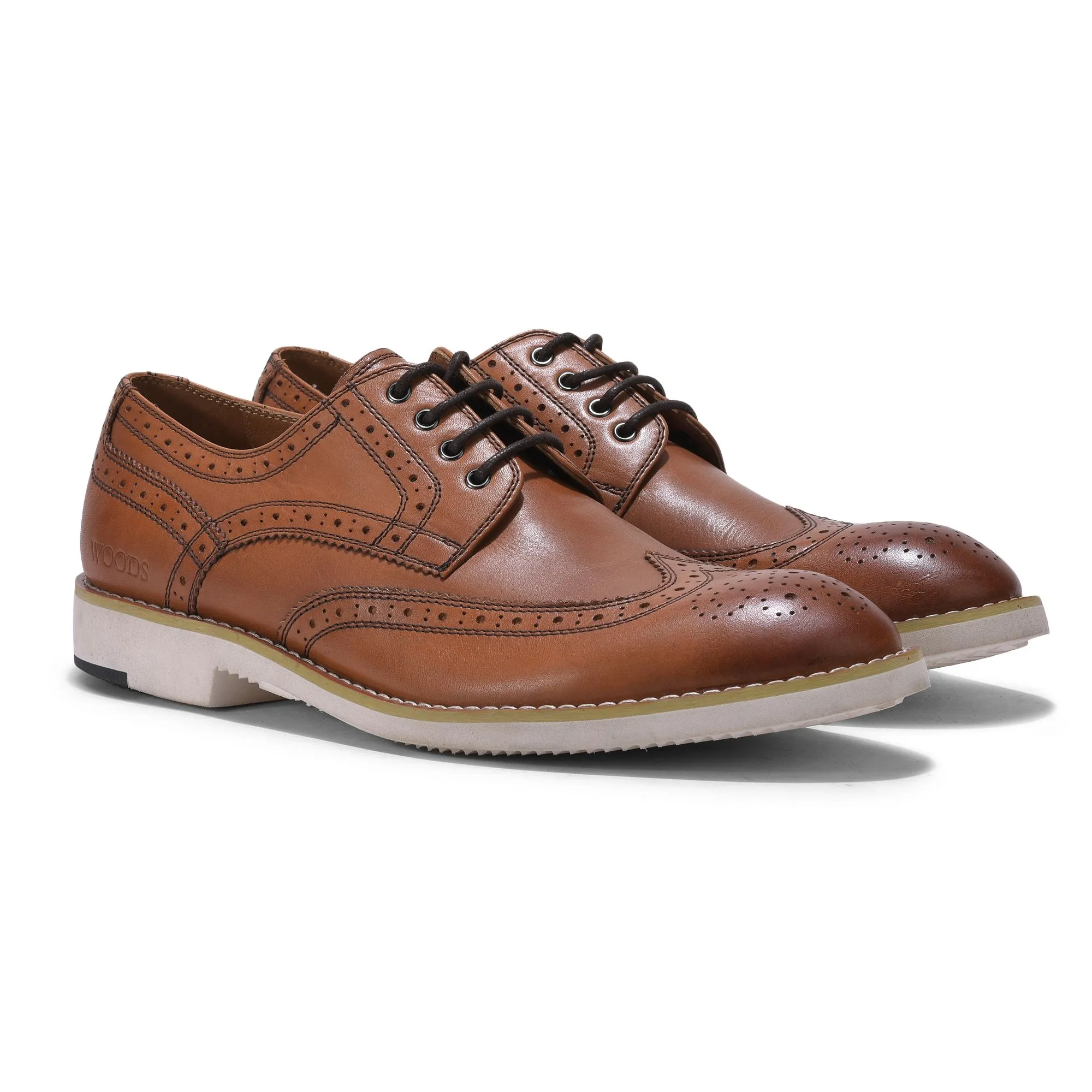 BROWN brogues for men - Thumbnail 6