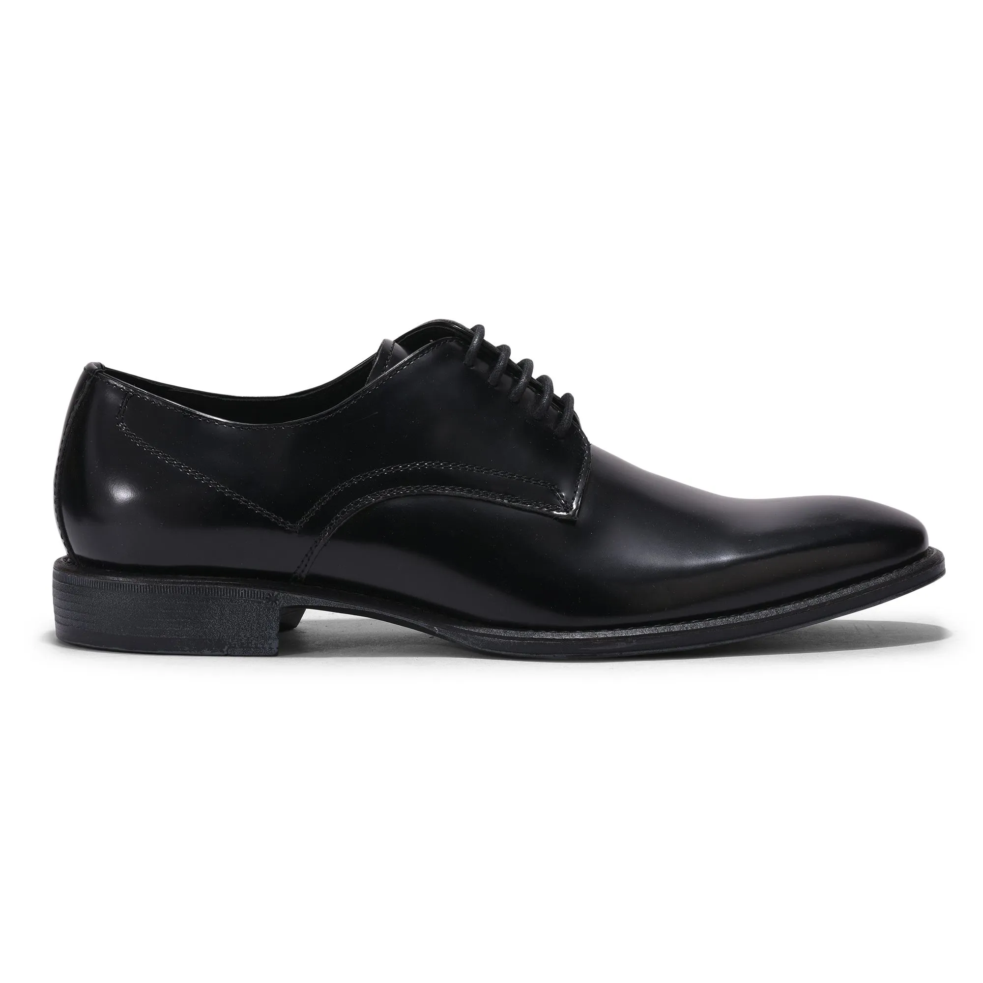 BLACK Derby shoes for men - Thumbnail 1