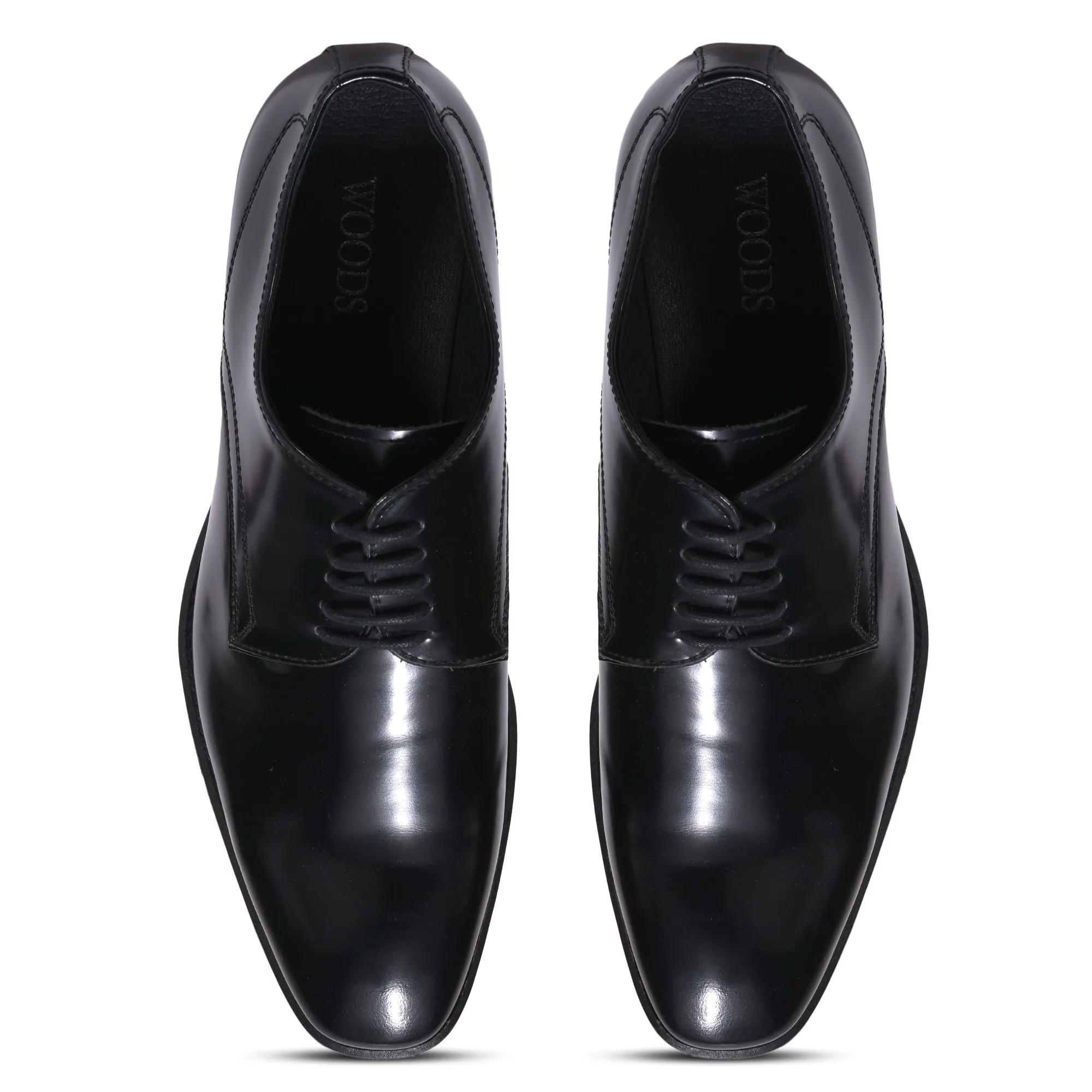 BLACK Derby shoes for men - Thumbnail 3