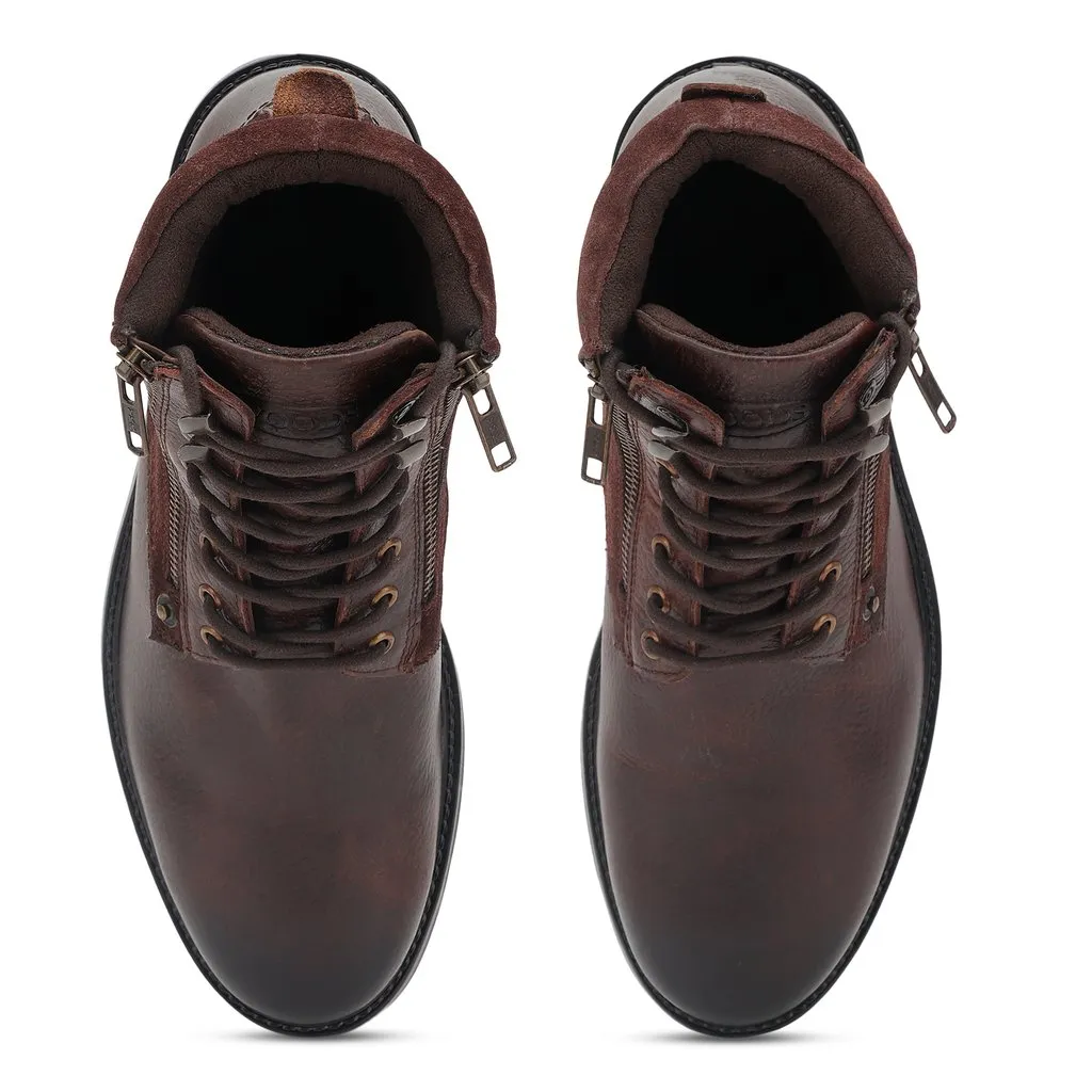 Dtan high-top boot for men - Thumbnail 3