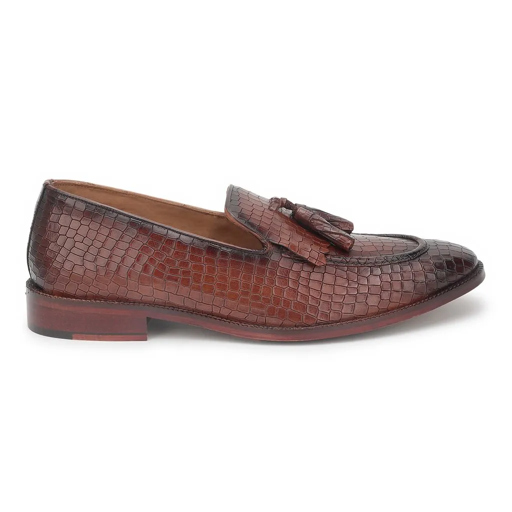 PHIGVEL ★TASSELED LOAFER ★8 1/2 ★D.BROWN Tassel Loafer Dark Brown – The Fashion Highway