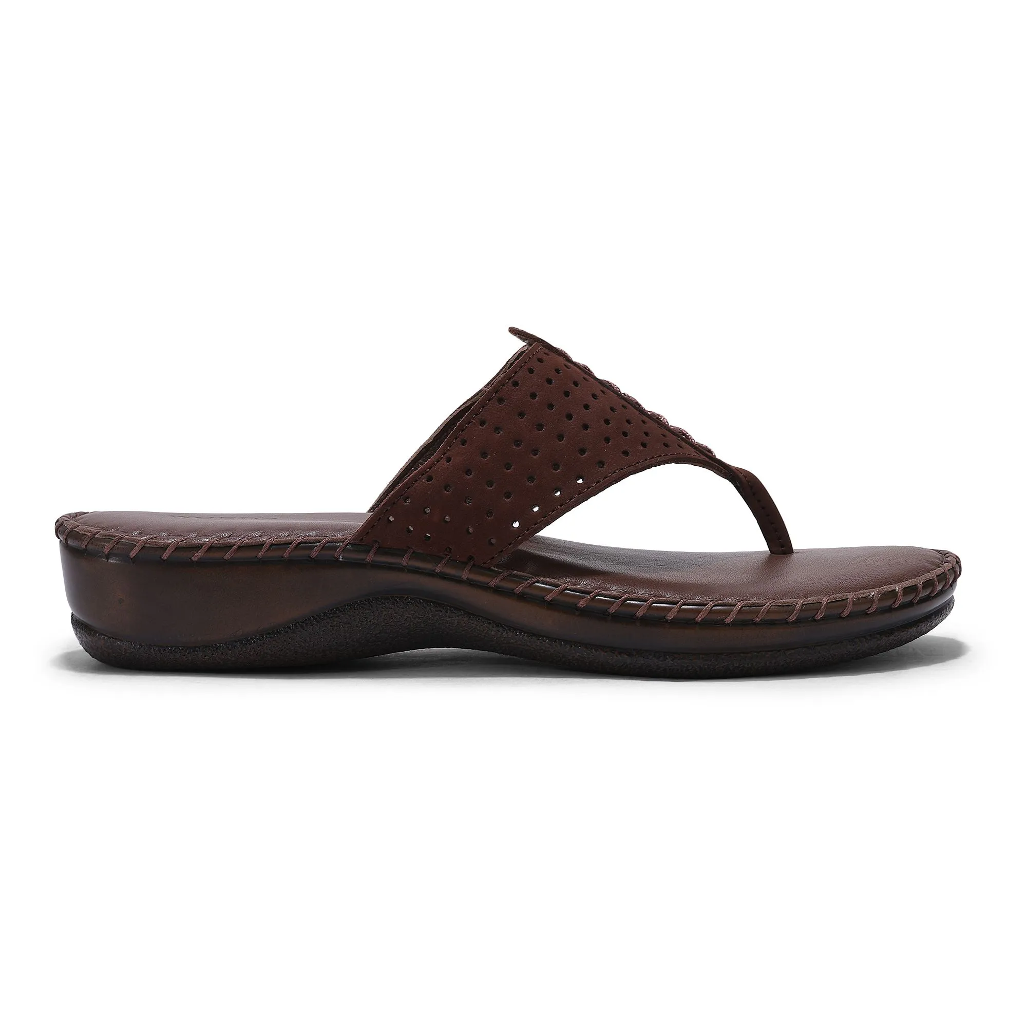 BROWN slipper for women - Thumbnail 1