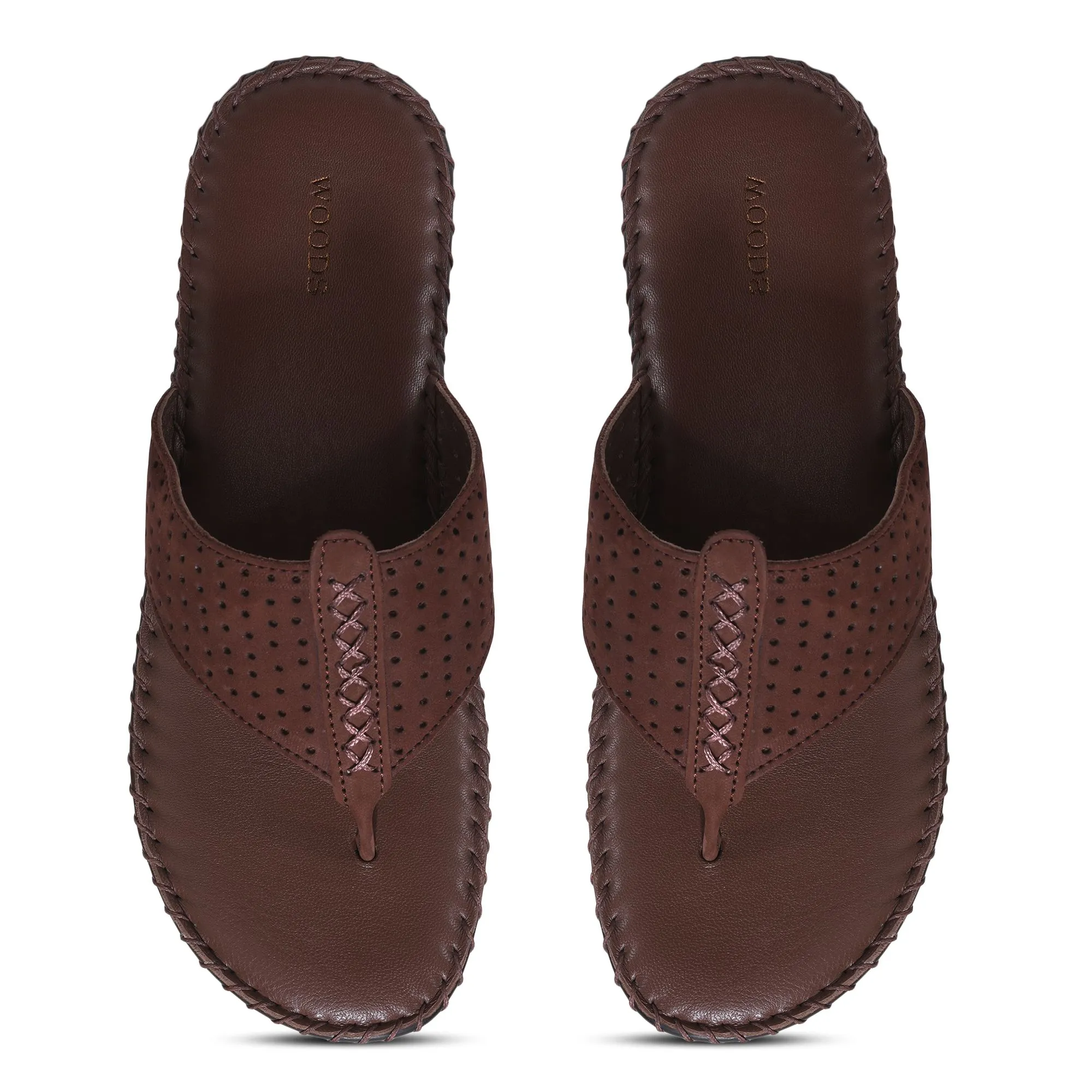 BROWN slipper for women - Thumbnail 3