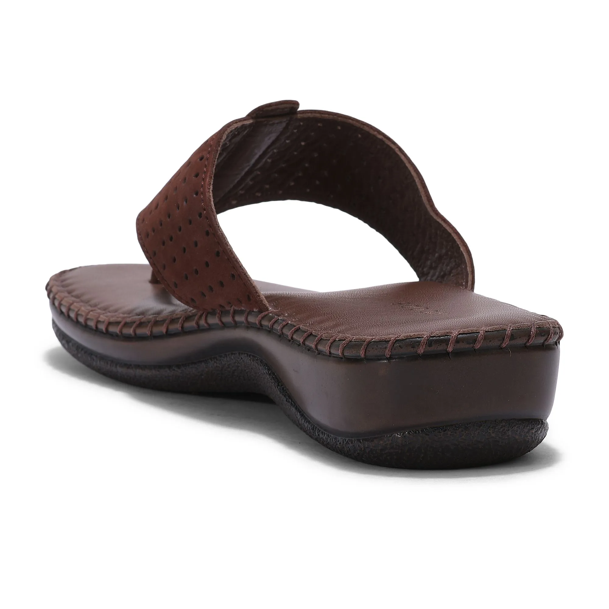 BROWN slipper for women - Thumbnail 5